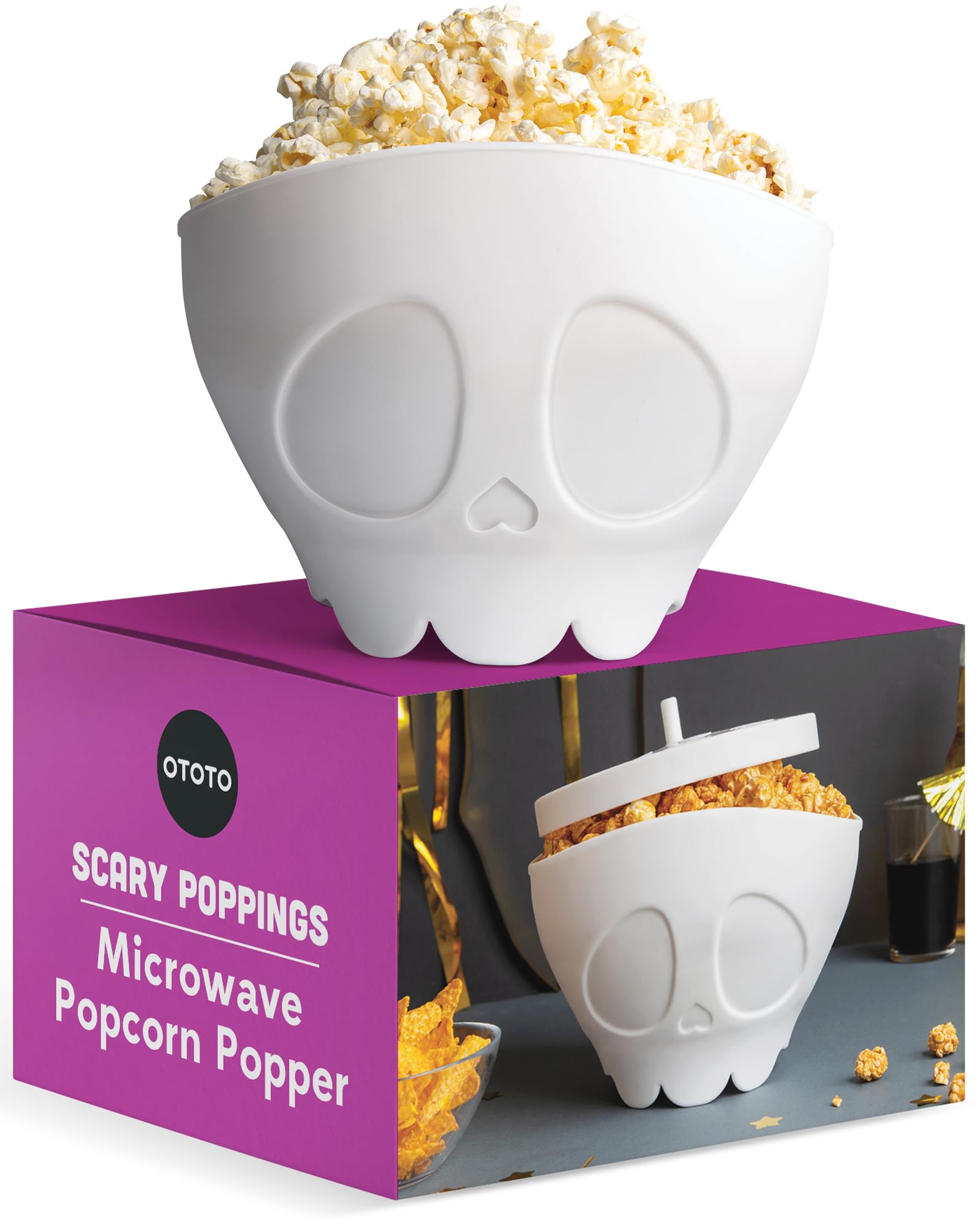 OTOTO New Scary Poppings Microwave Popcorn Popper - Gothic Popcorn Mic - View 1