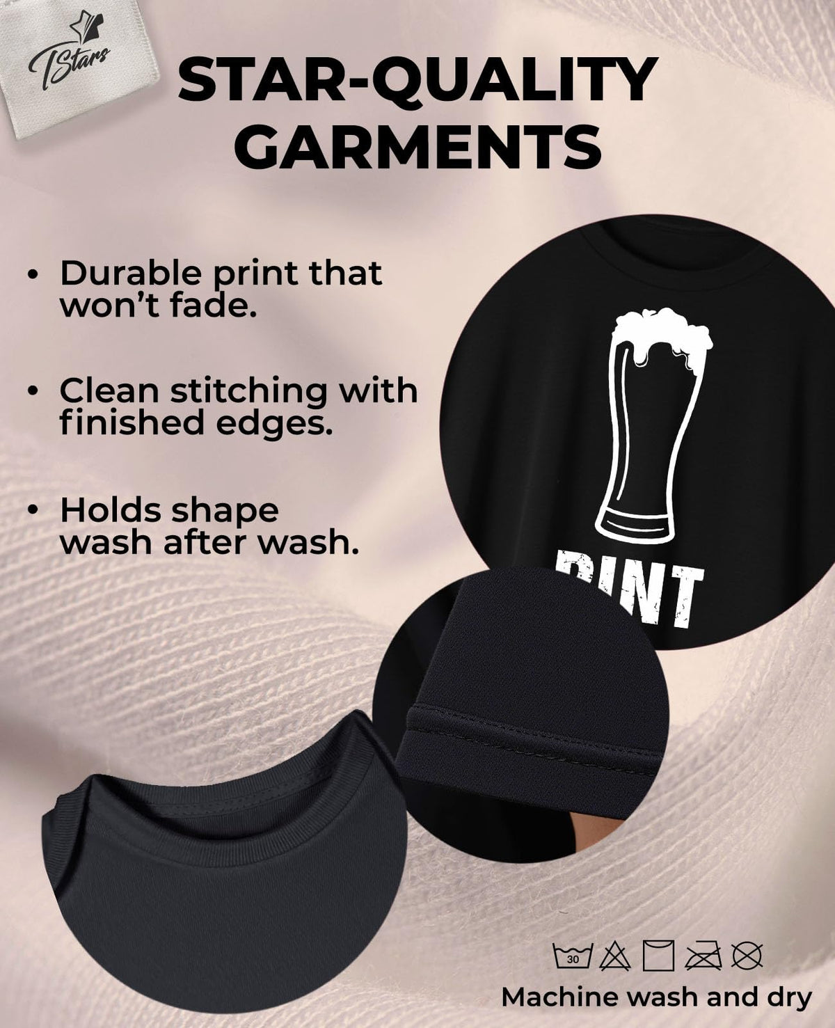 Pint Half Pint Dad Baby Matching Shirts Funny Father s Day - Tstars Official Imagery - 7