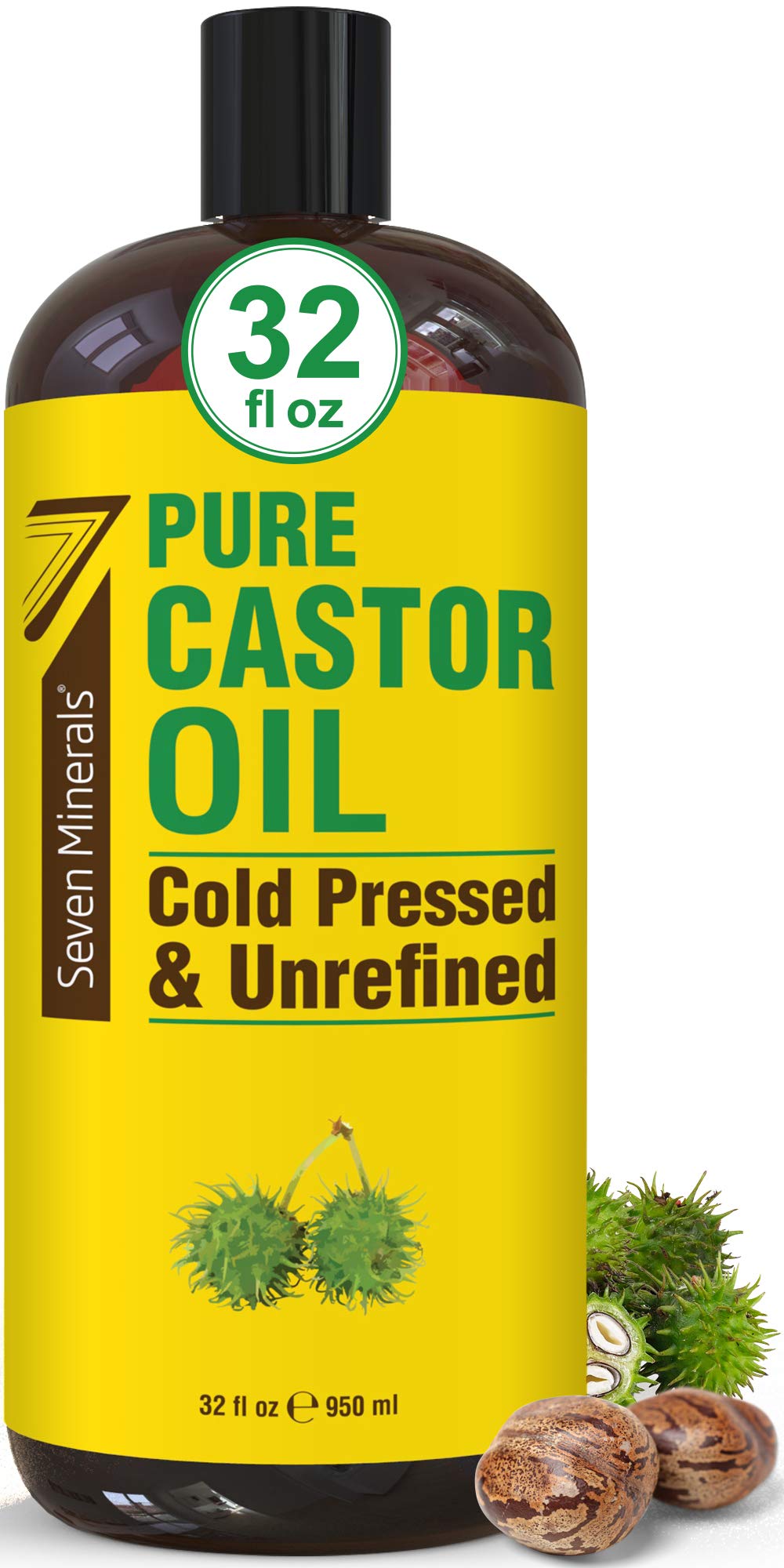 Pure Cold Pressed Castor Oil - Seven Minerals Official Imagery - 2