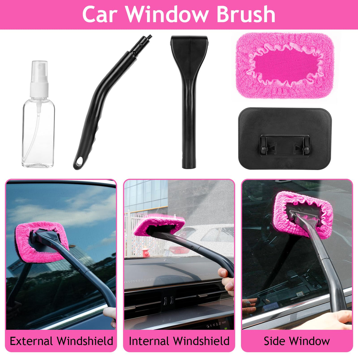 THINKWORK Car Detailing Kit Interior Windshield Cleaner Tool - THINKWORK Official Imagery - 3