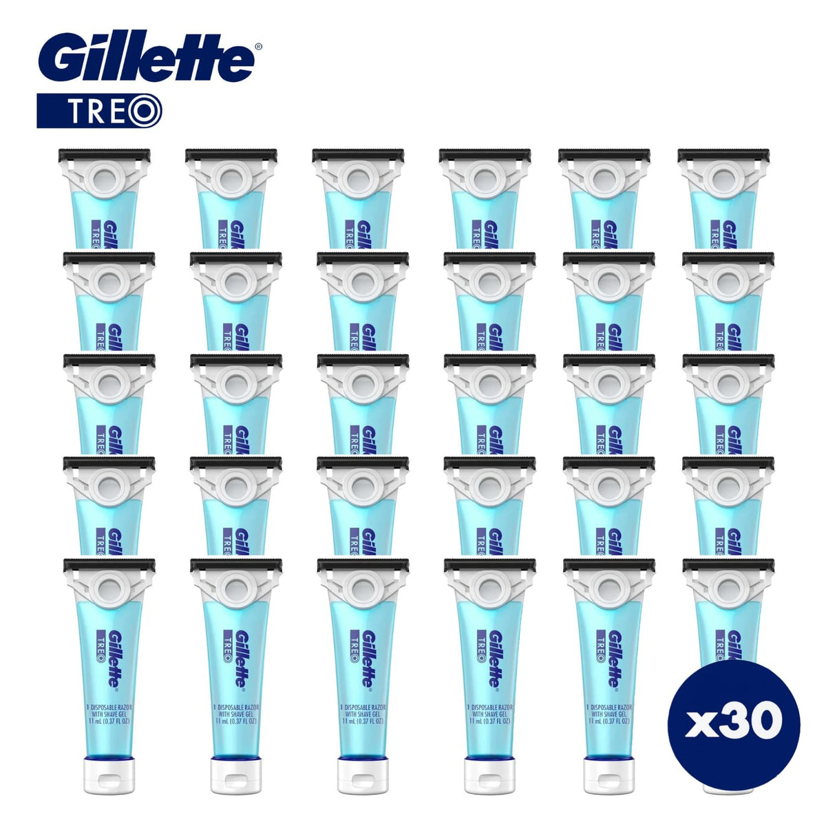 Gillette TREO Razor Disposable Razors With Built in Shave - Gillette Official Imagery - 3