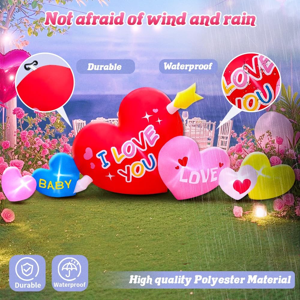 9FT Mothers Day Inflatables Outdoor Decorations Valentine - KOOY Official Imagery - 7
