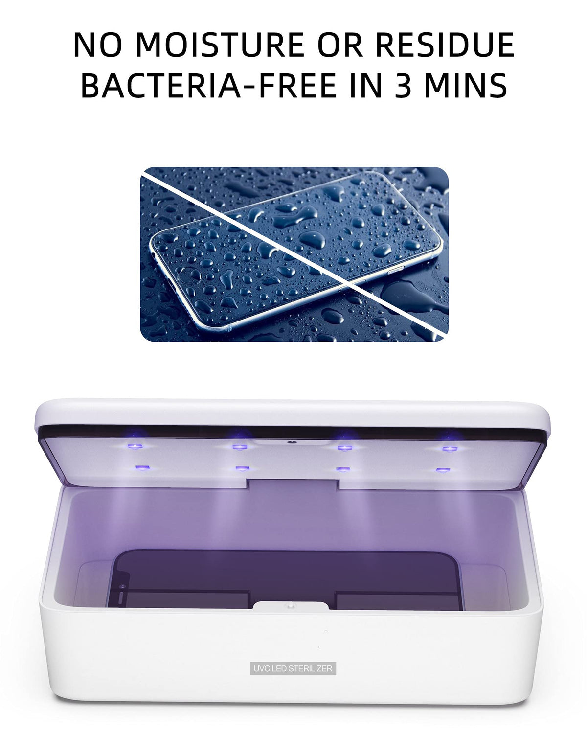 UV Light Sanitizer Box UVC Phone Sanitizer Box for - Knizen Official Imagery - 8
