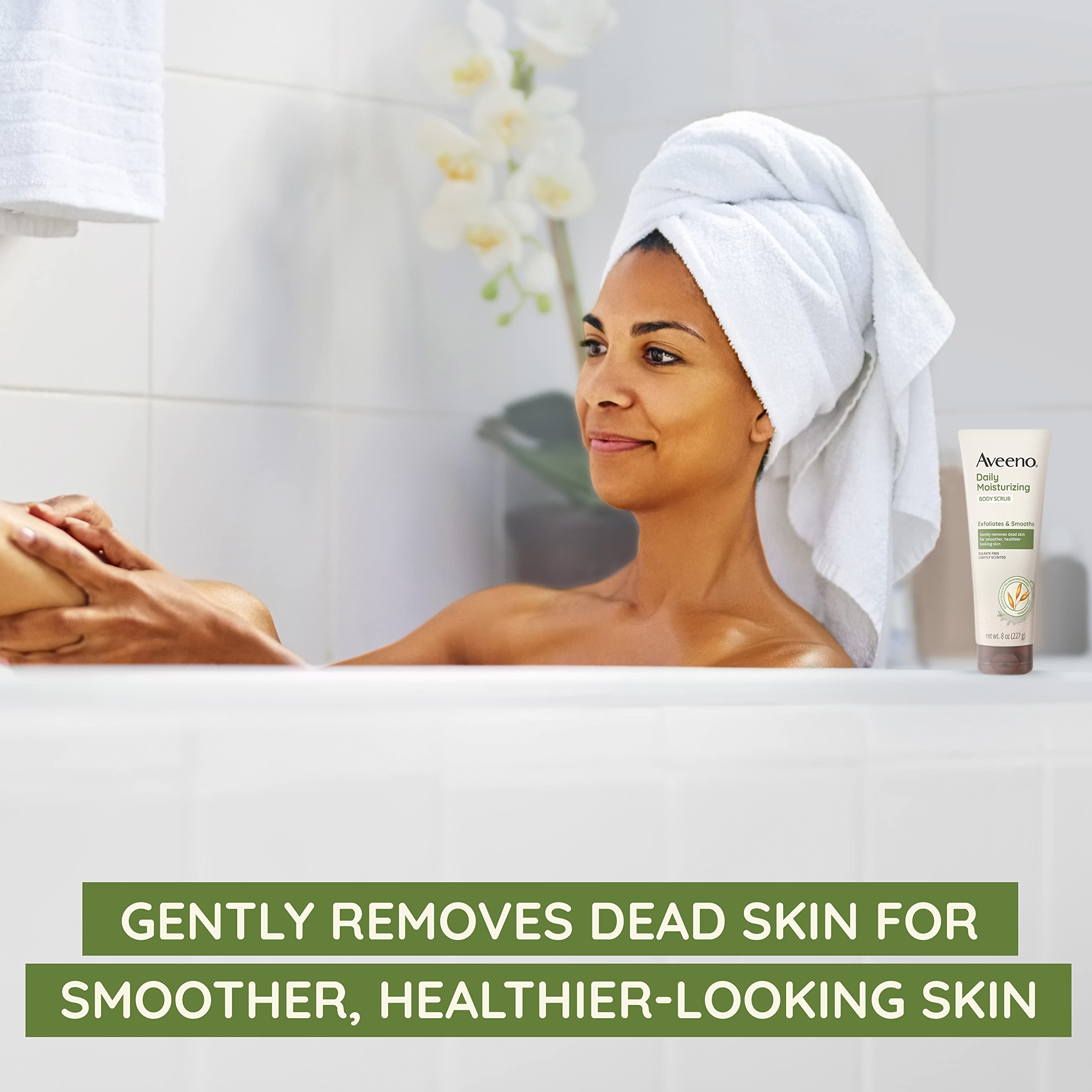 Elefair Tech Aveeno Daily Moisturizing Body Scrub, Exfoliating Body Wash for - Elefair Tech Official Product View 4