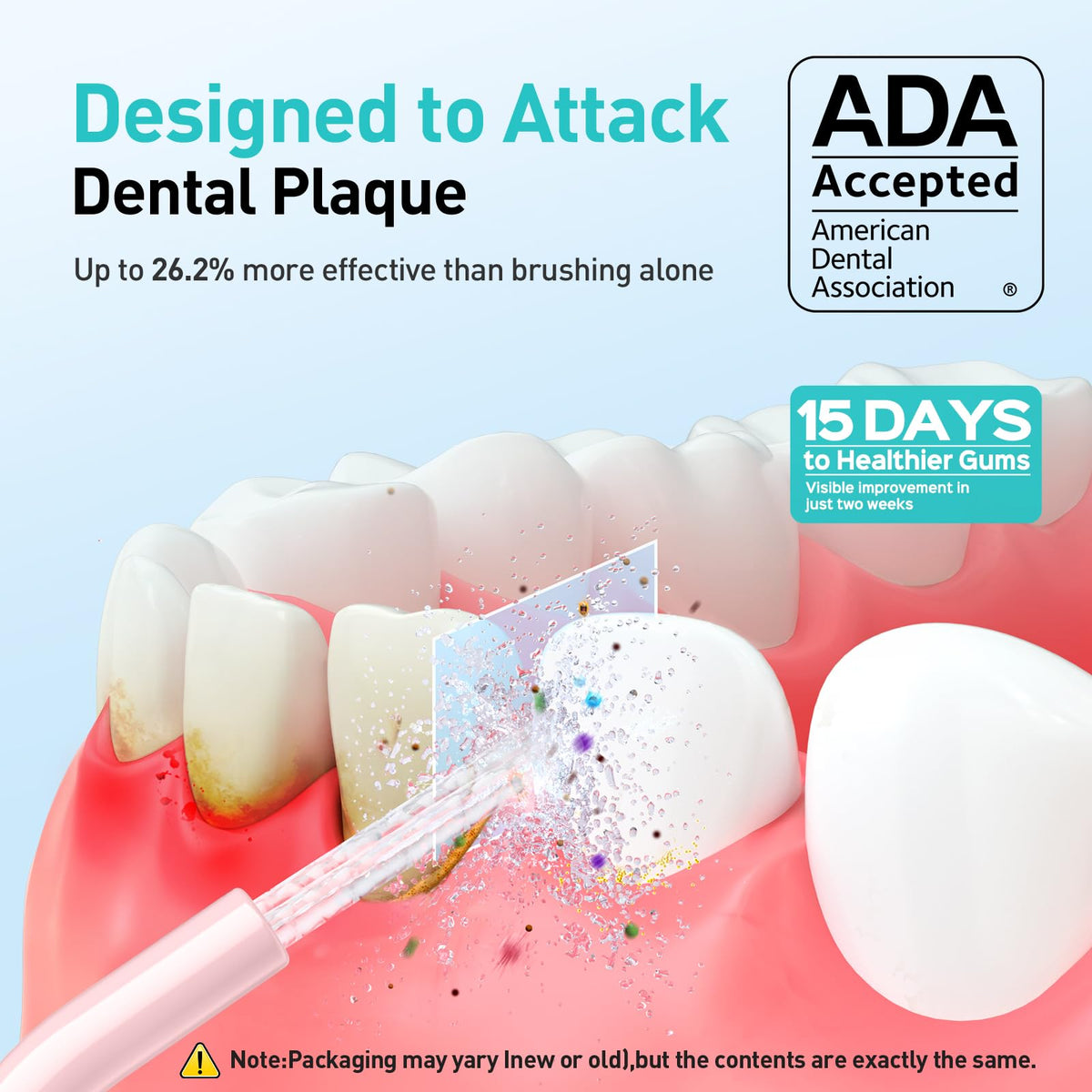 COSLUS ADA Accepted C20 Water Dental Flosser Pick - COSLUS Official Imagery - 3