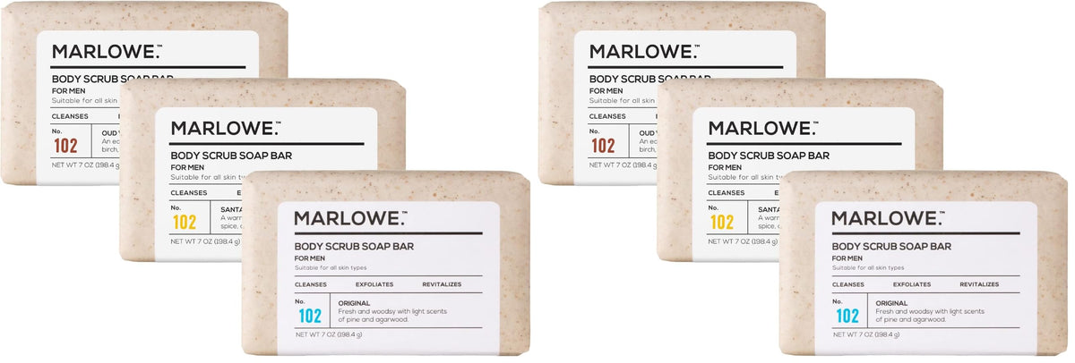 MARLOWE Men s Body Scrub Soap Exfoliating Soap Bars Variety - MARLOWE. Official Imagery - 2