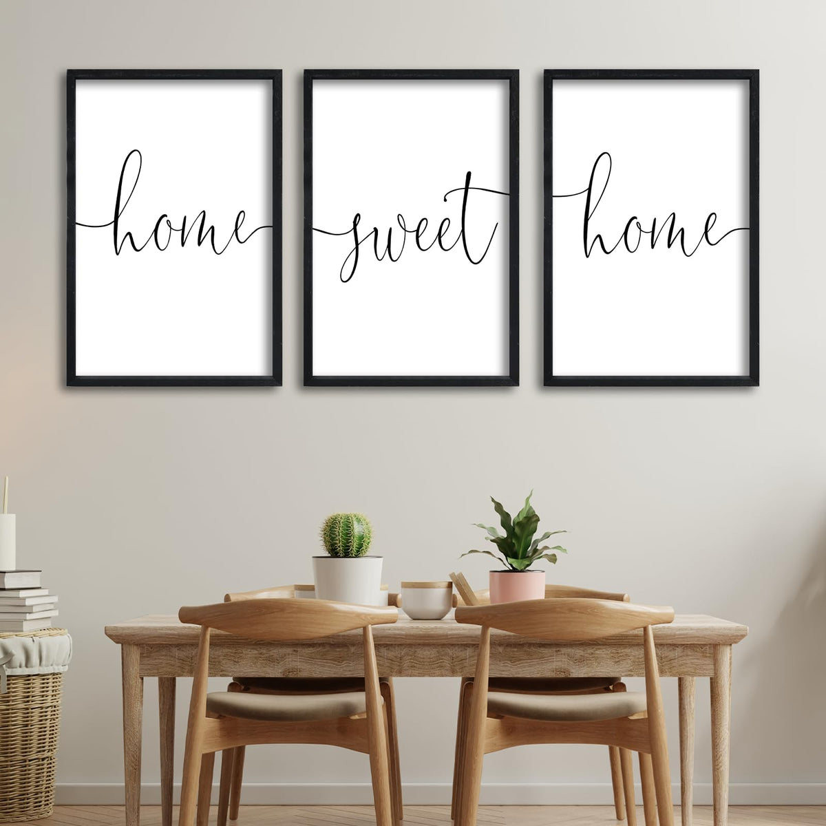 RLWangChao Home Sweet Home Sign Set of 3 Wall Art Decor 16 - RLWangChao Official Imagery - 8