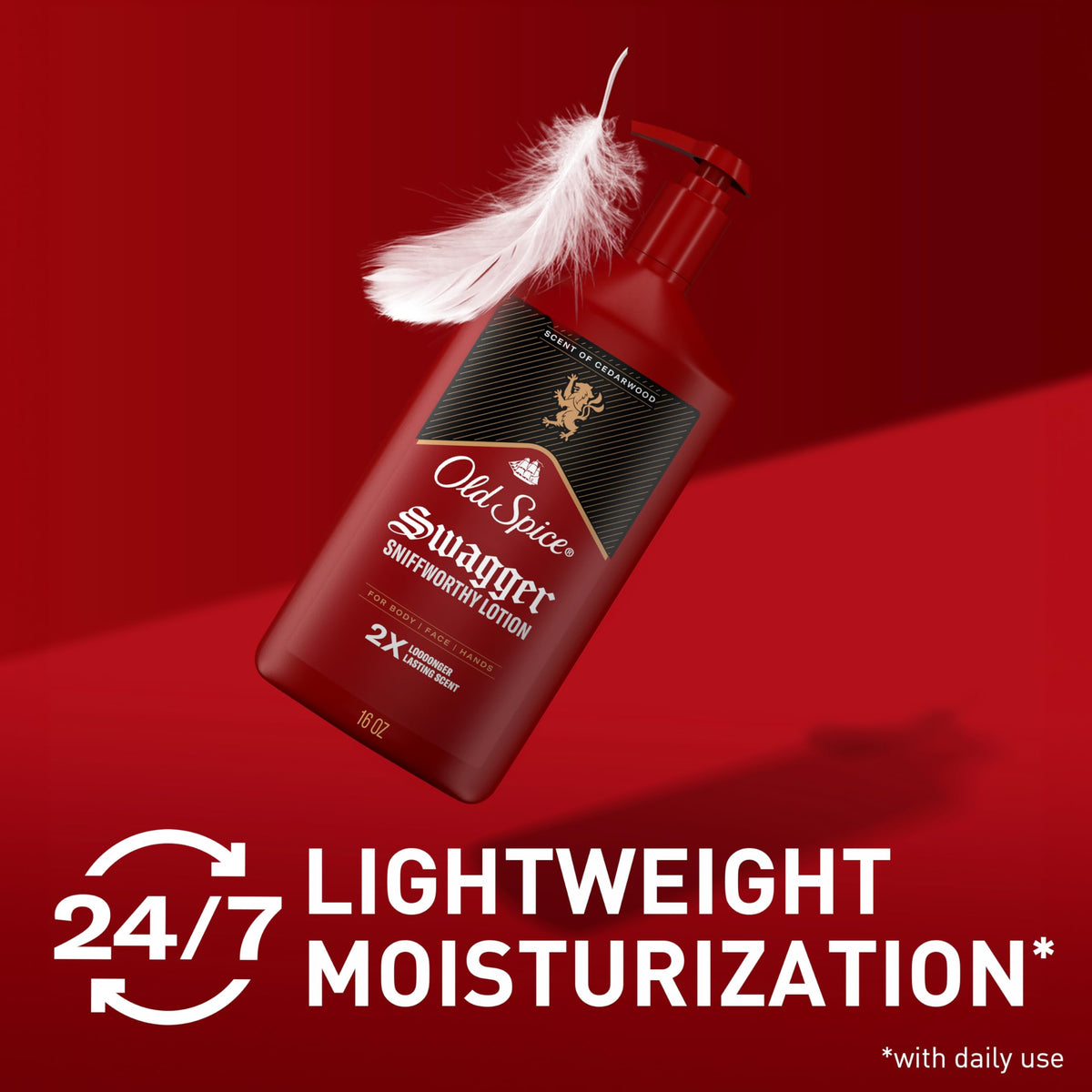Old Spice Hand Face Body Lotion for Men 24 7 Lightweight - Old Spice Official Product Imagery - 5