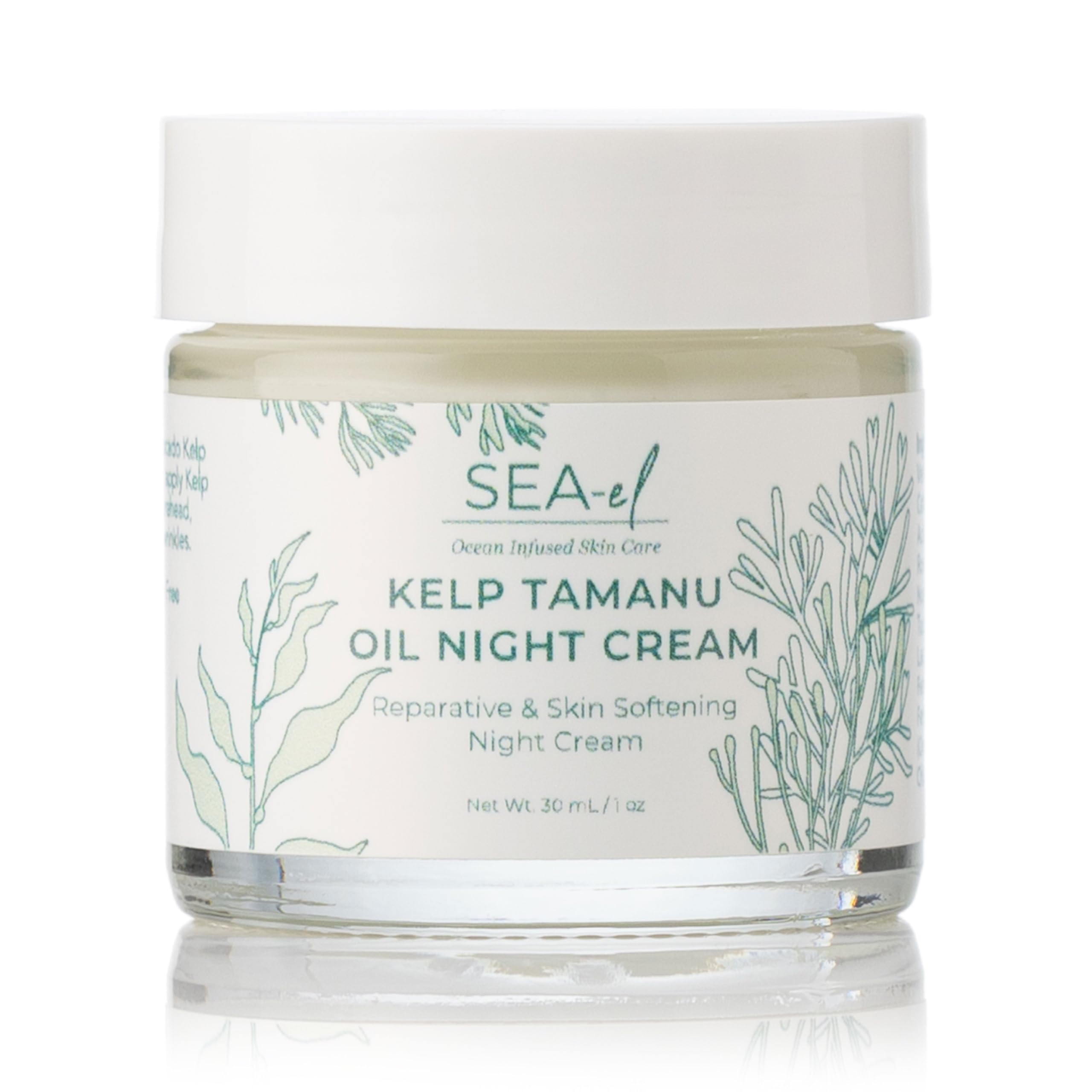 Sea El Kelp Tamanu Oil Night Cream Hydrating Face - Sea-El Official Imagery - 1