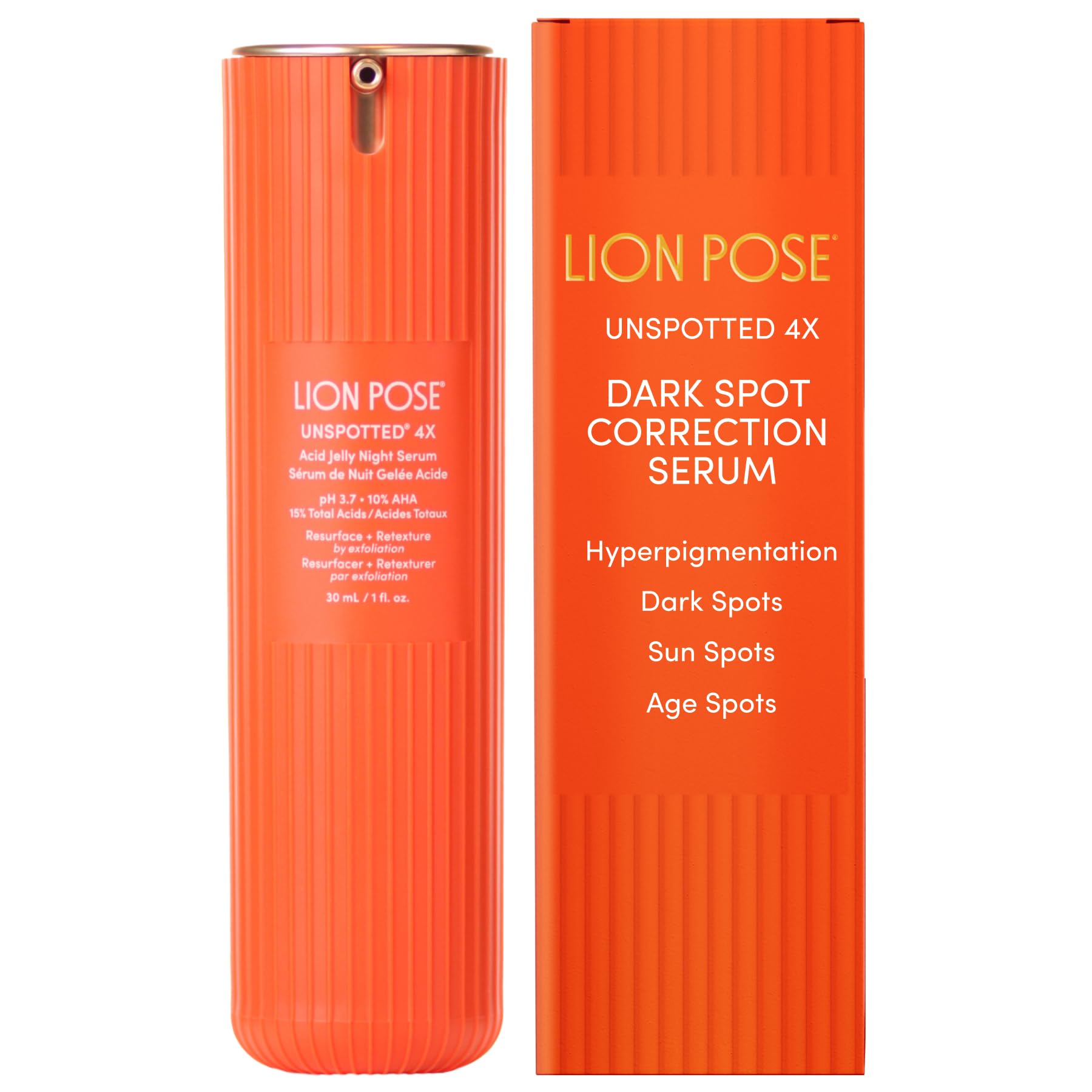 Tranexamic Acid Dark Spot Serum Exfoliating AHA for Face - LION POSE Official Imagery - 2