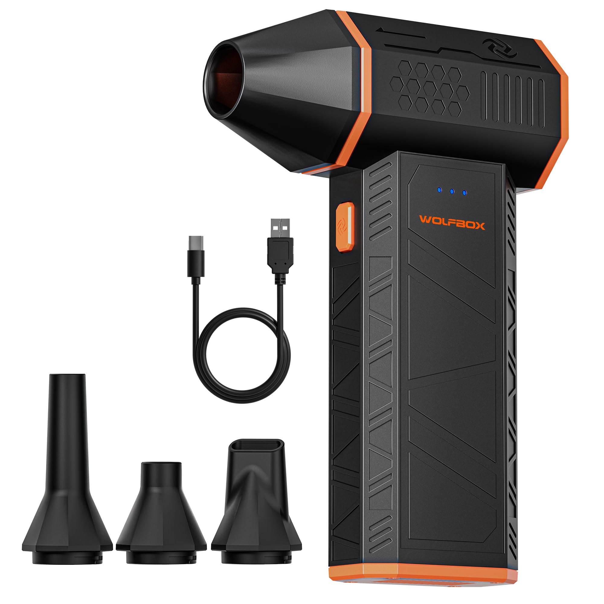 WOLFBOX MegaFlow 50 Electric Air Duster 110,000 RPM