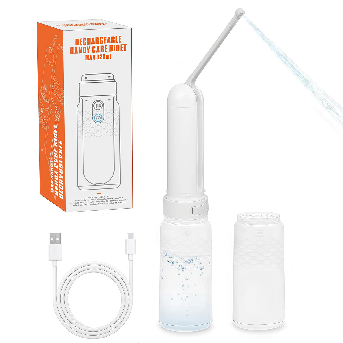 Joyzan Portable Bidet for Travel 320ML Electric Rechargeable - Joyzan Official Imagery - 2