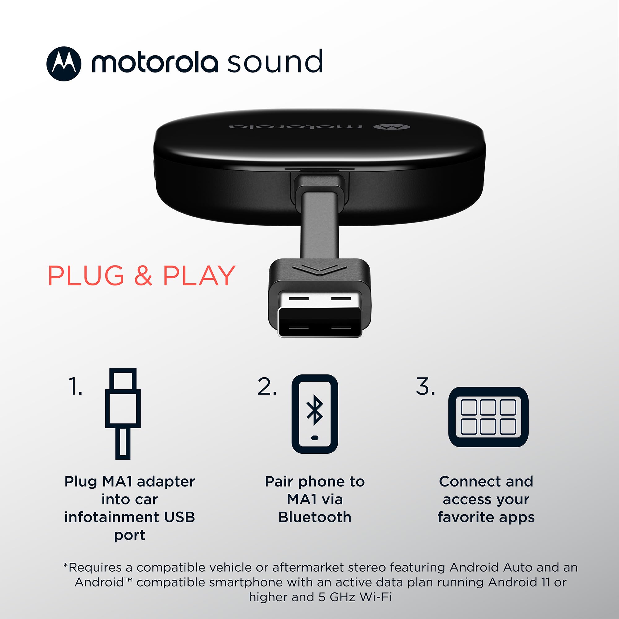 Motorola Sound MA1, the Only Google Authorized Wireless Android A by Motorola Sound - Angle View 5