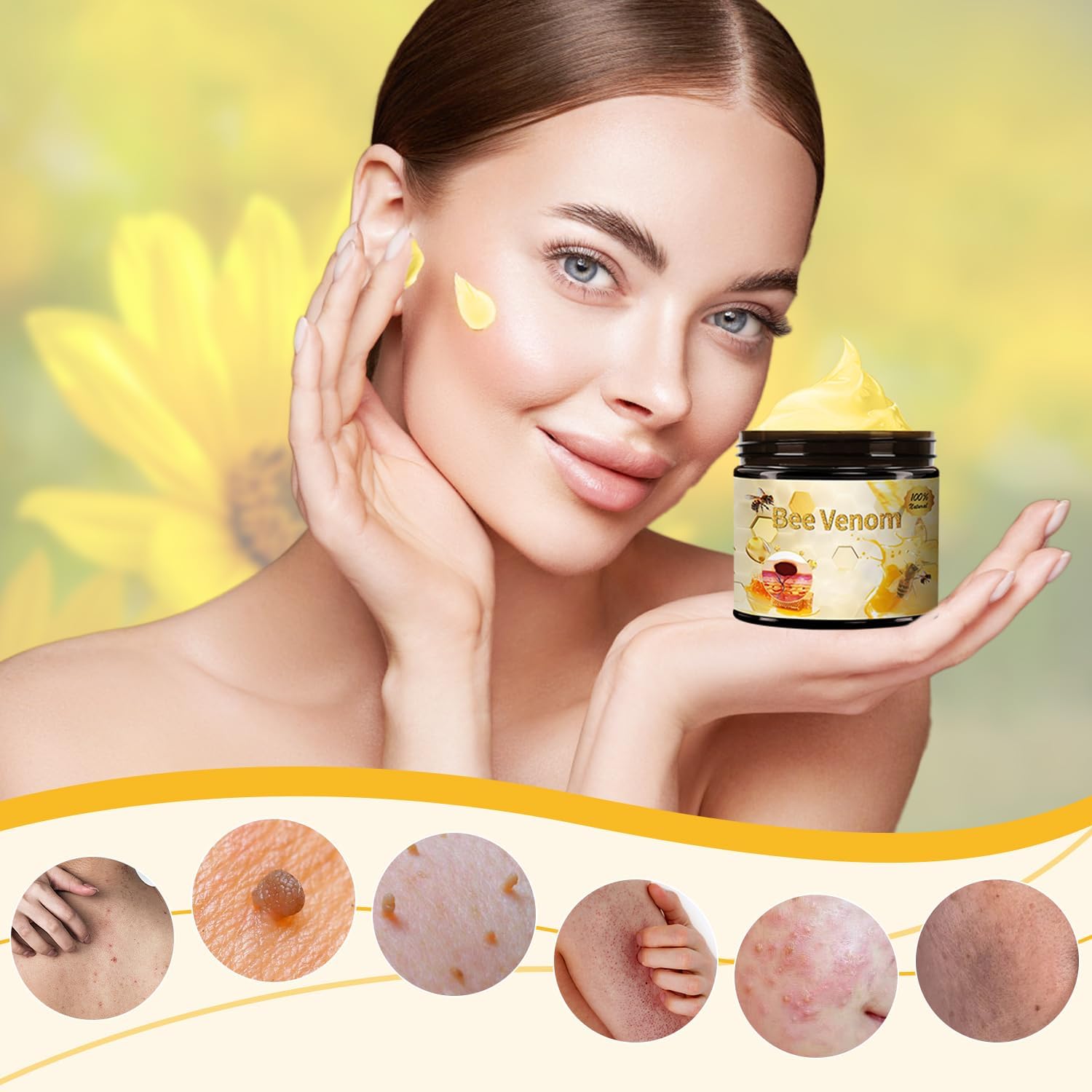 Bee Venom Treatment Cream, 2026 New Professional Bee Venom Repair Cream, For All Body Parts(2 Bottles)