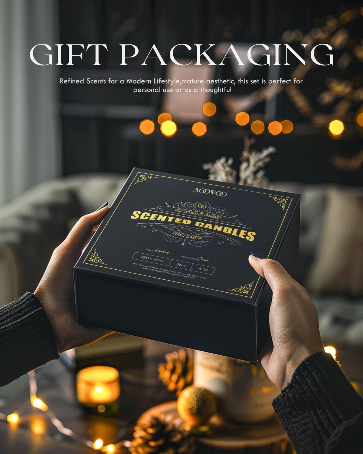 Scented Candles for Men - AOOVOO Official Imagery - 8