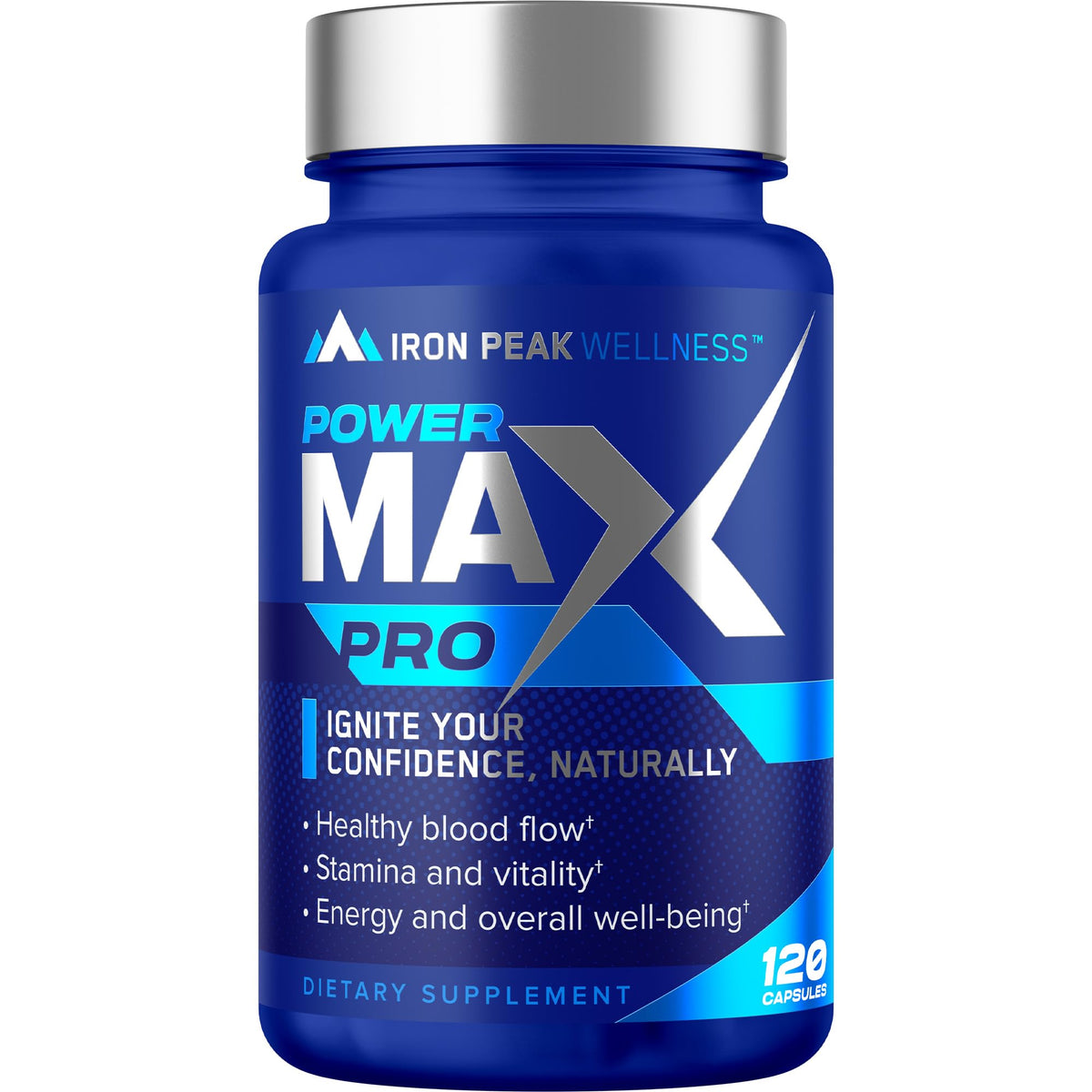 Testosterone Booster for Men Male Enhancing Supplement - IronPeak Wellness Official Imagery - 2