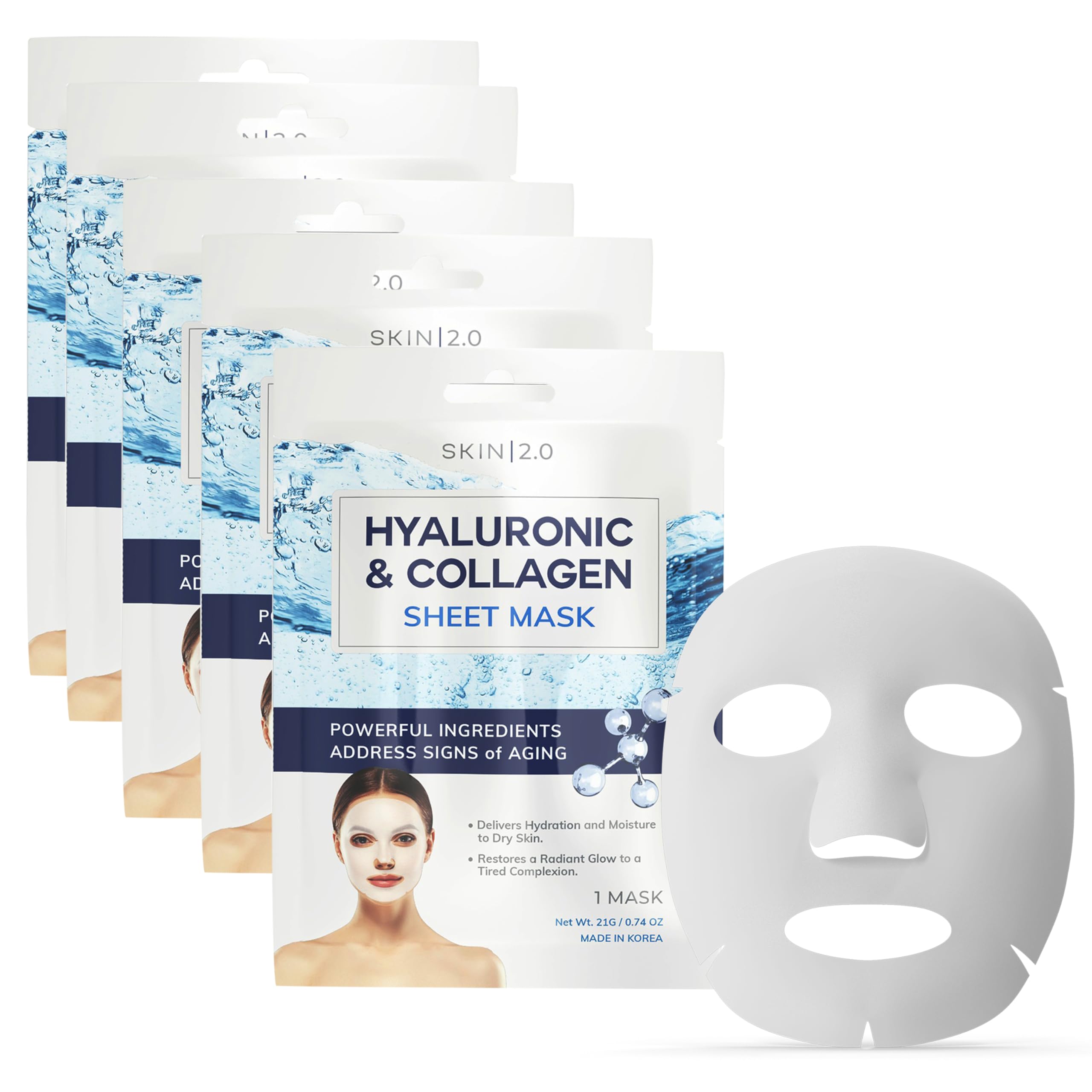 Skin 2.0 Vitamin C &amp; Collagen Sheet Mask - Skin 2.0