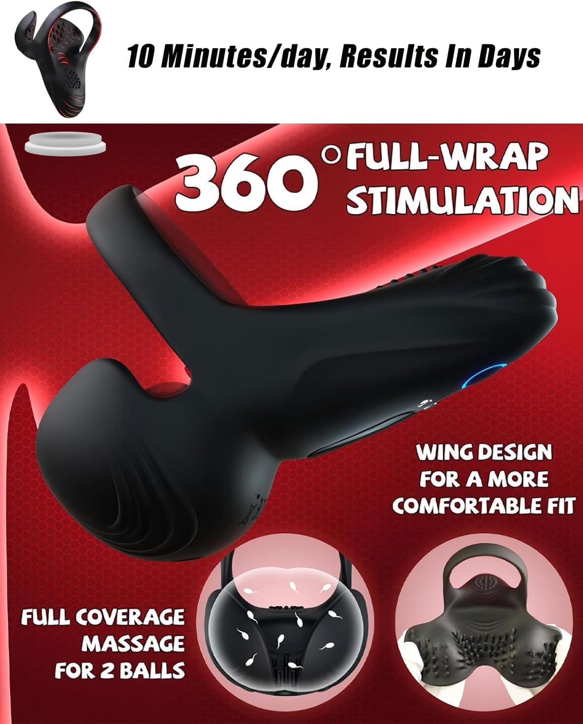 Luckyrao Apex Drive Pro for Men, Rechargeable IPX7 Waterproof Mansculpt Newman P - Luckyrao Official Product View 5