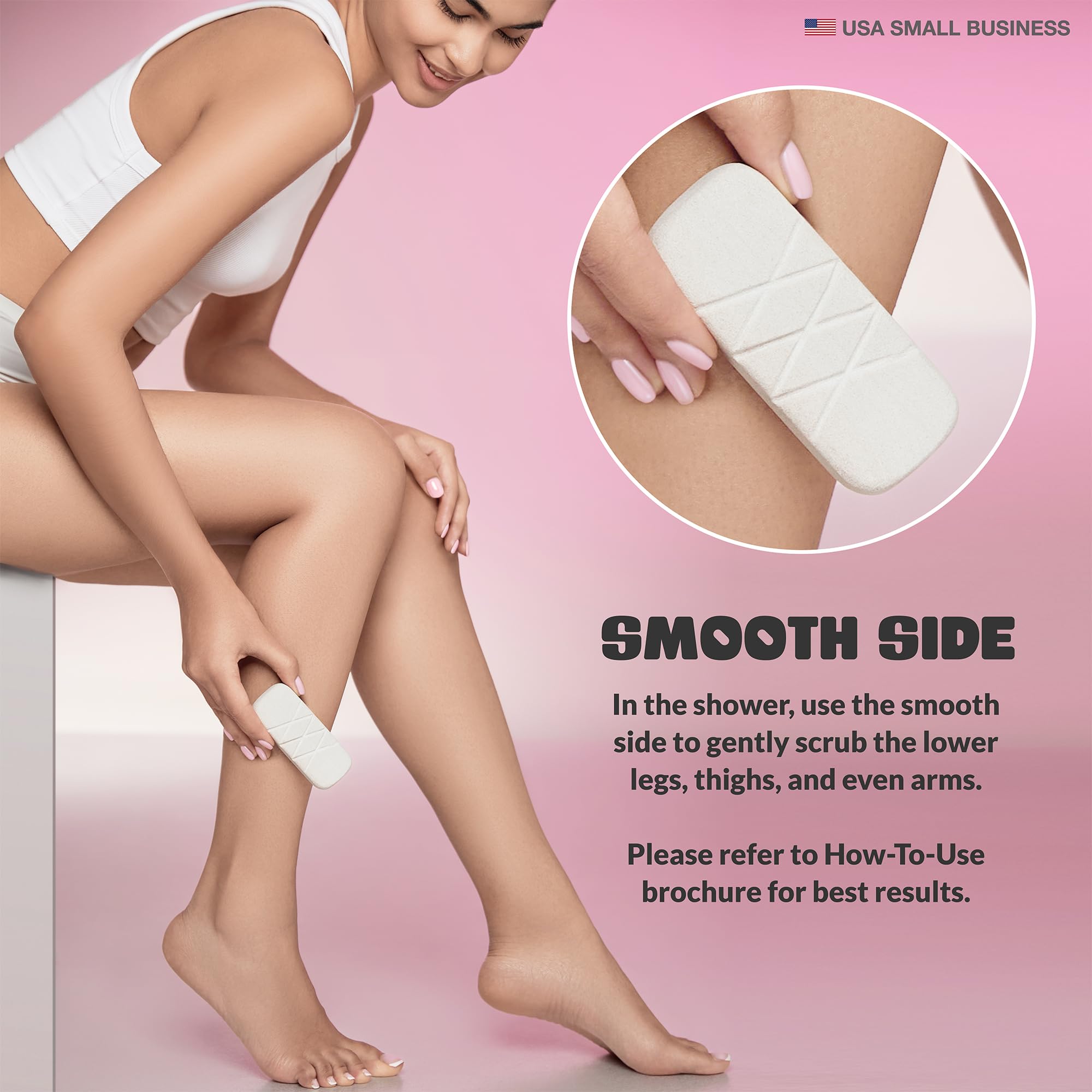 GLOWSTONE - GET EVEN LEG SCRUB GET EVEN LEG SCRUB - Stone Body Scrubber & Leg - GLOWSTONE - GET EVEN LEG SCRUB Official Product View 7