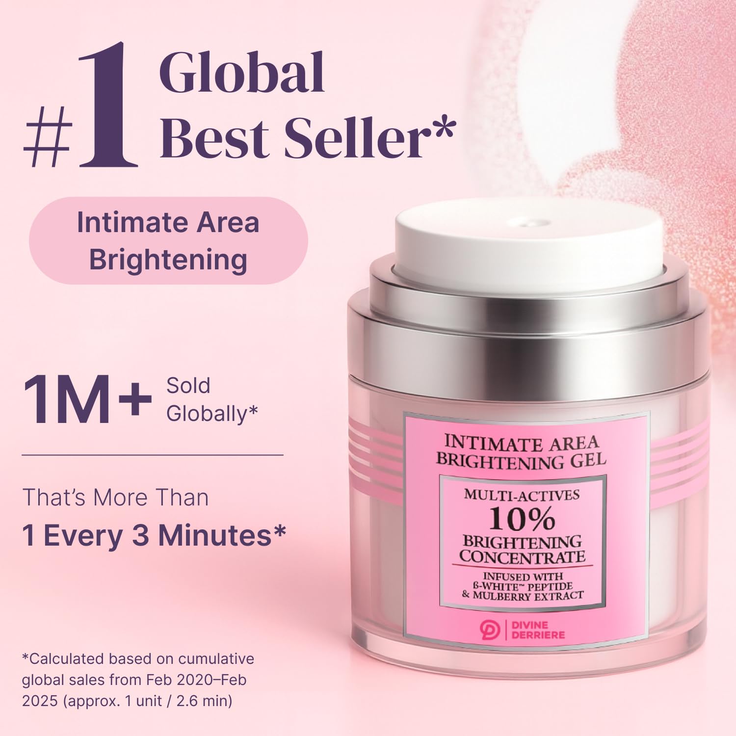 Divine Derriere Intimate Dark Spot Remover for Body, Face, Bikini and Sensitive Areas - Dark Spot Corrector Cream for Intimate Areas Contains Mulberry Extract, Alpha Arbutin, Peptide - Divine Derriere Official Product View 8