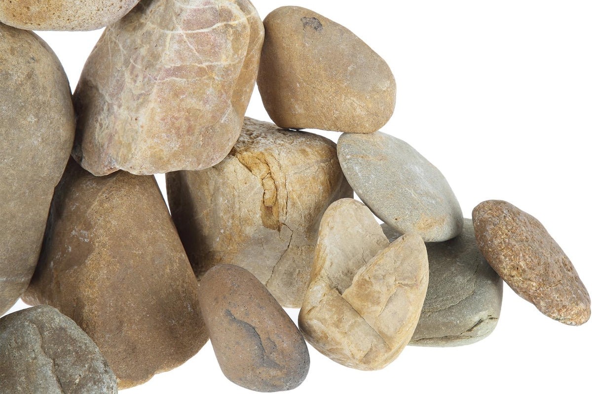 Large River Rocks Aquarium Pebbles Rocks Fish Tank Stones - KYELERFUN Official Imagery - 5