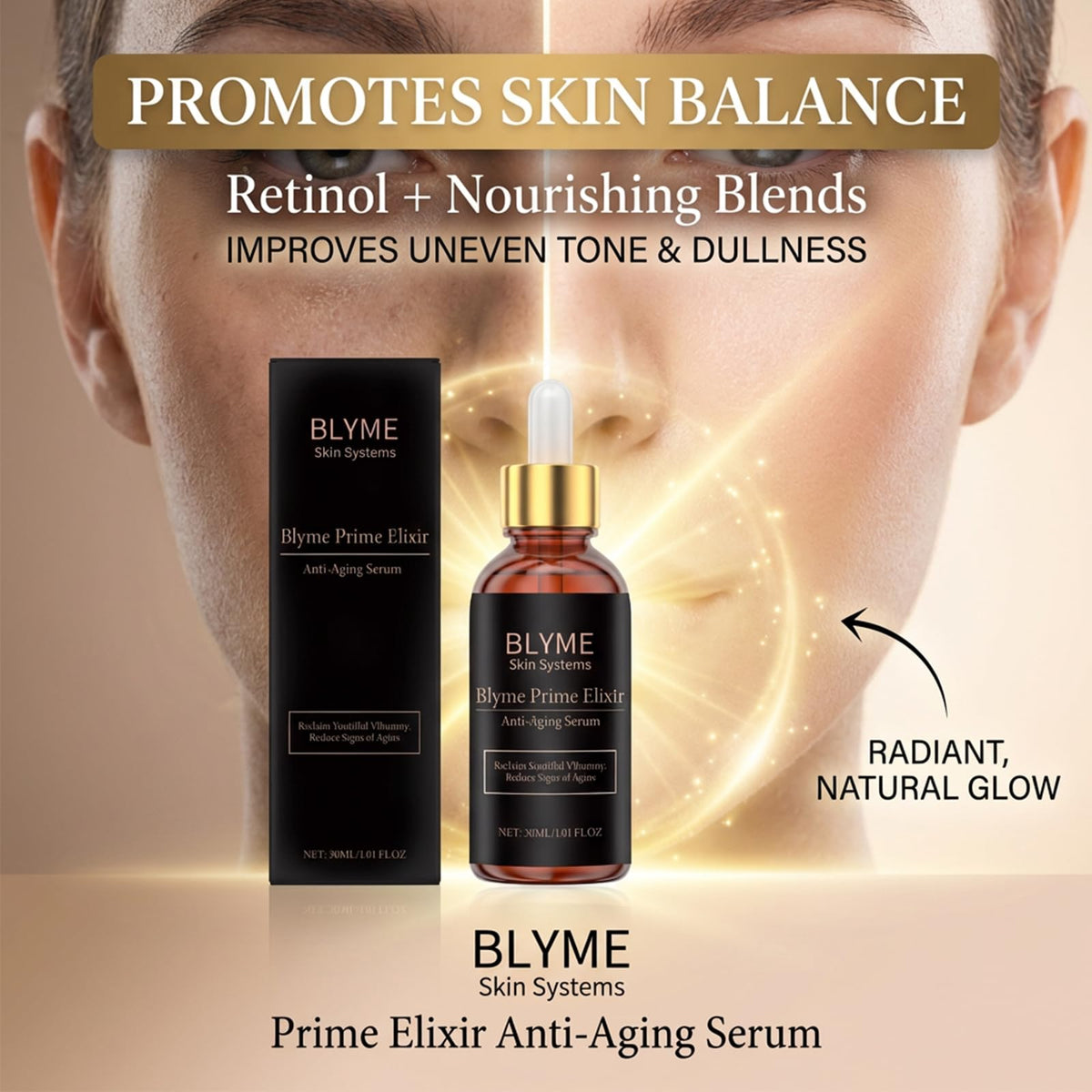 Blyme Prime Elixir Skin System with Glycerin and Peptides - blyme Official Imagery - 4