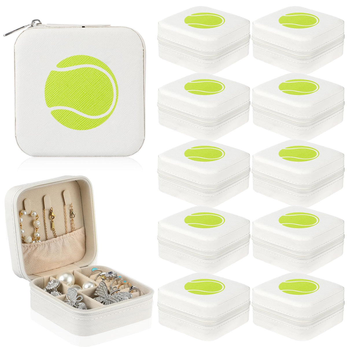 GlikCeil 12 Pcs Tennis Gifts for Team Bulk Tennis Jewelry - GlikCeil Official Imagery - 1