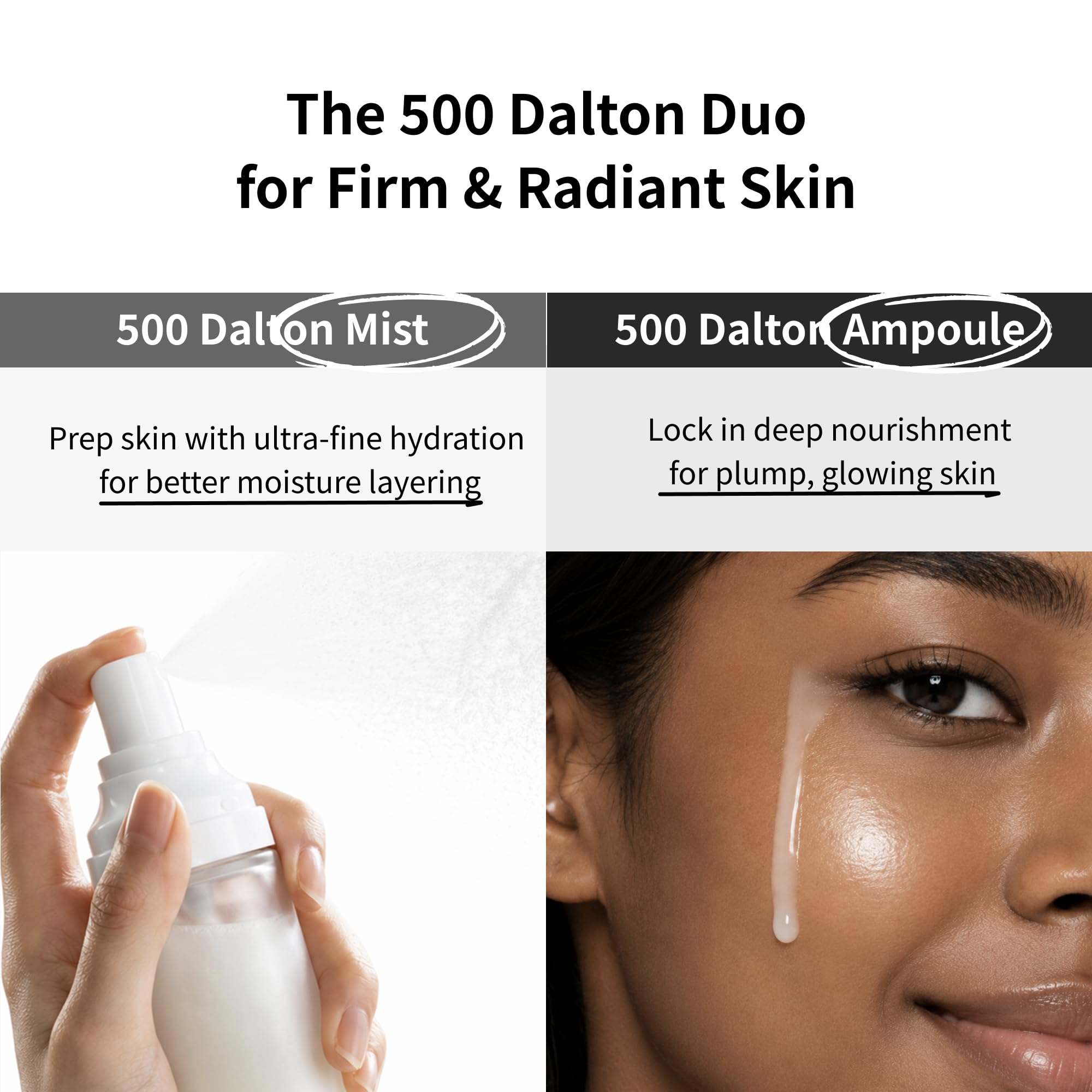 500 Dalton Protein Mist with 30 Collagen Peptides, 43% Collagen - millimilli