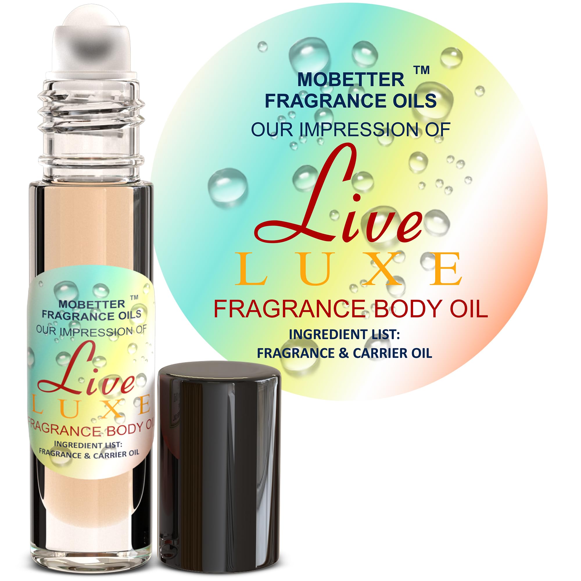 MOBETTER FRAGRANCE OILS' Our Impression of Live Luxe (W) Body - Product Imagery