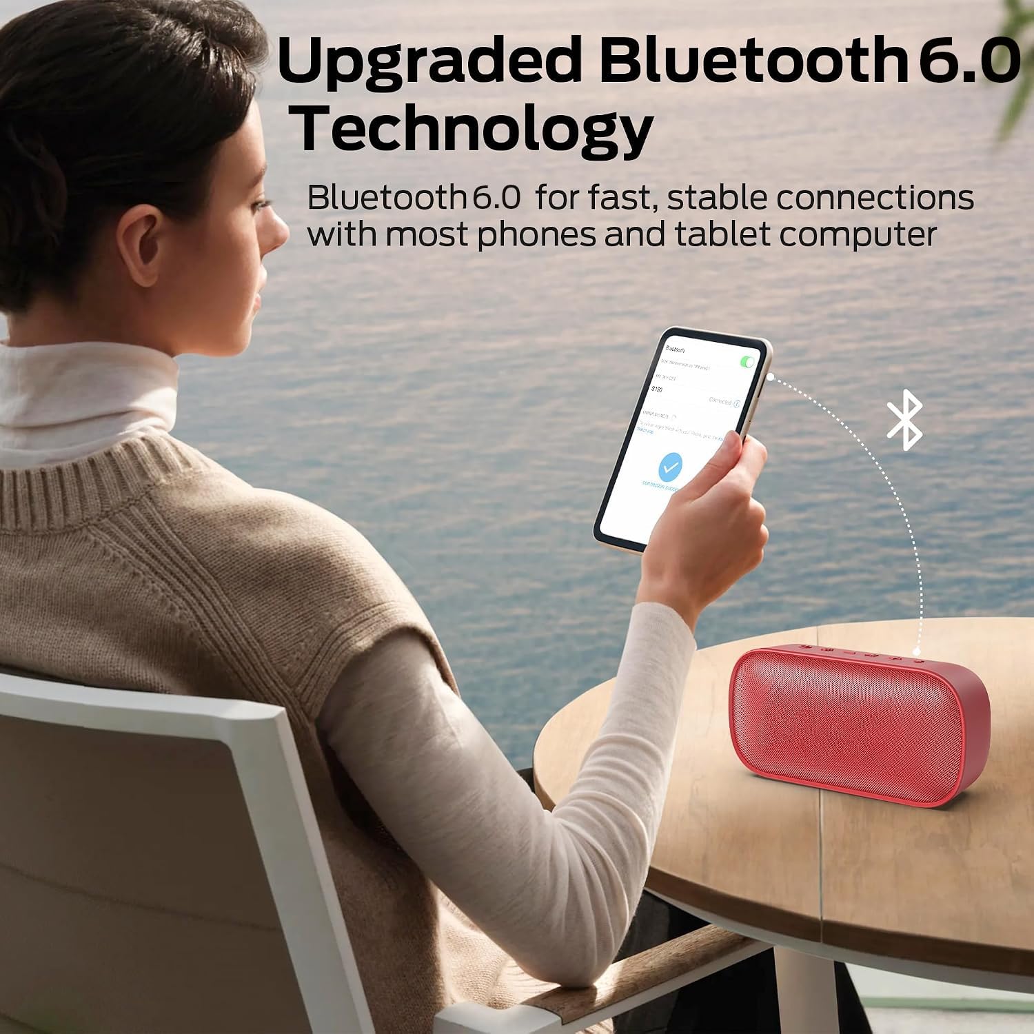 Oraolo S150 Bluetooth Speaker, IPX7 Waterproof Portable Speaker, by Oraolo - Angle View 4