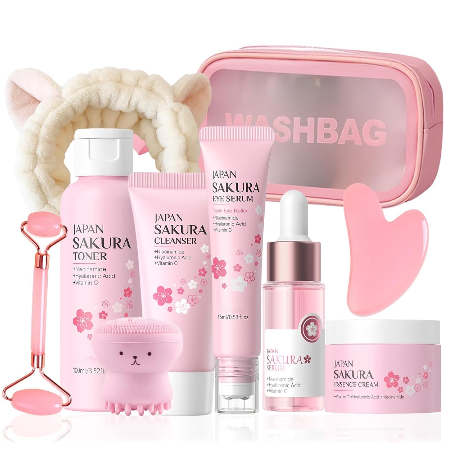 Sakura Skin Care Set For Teen Girls & Women Birthday Gifts - - Product Imagery
