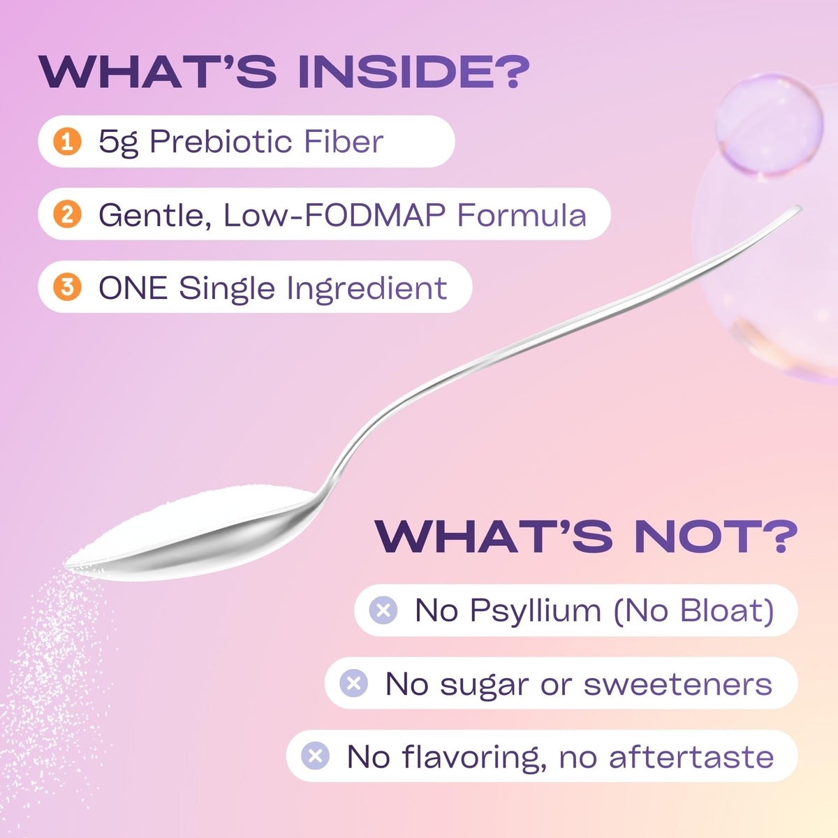 GOBIOTIX Fiber Supplement Powder with Prebiotics for - GOBIOTIX Official Imagery - 5