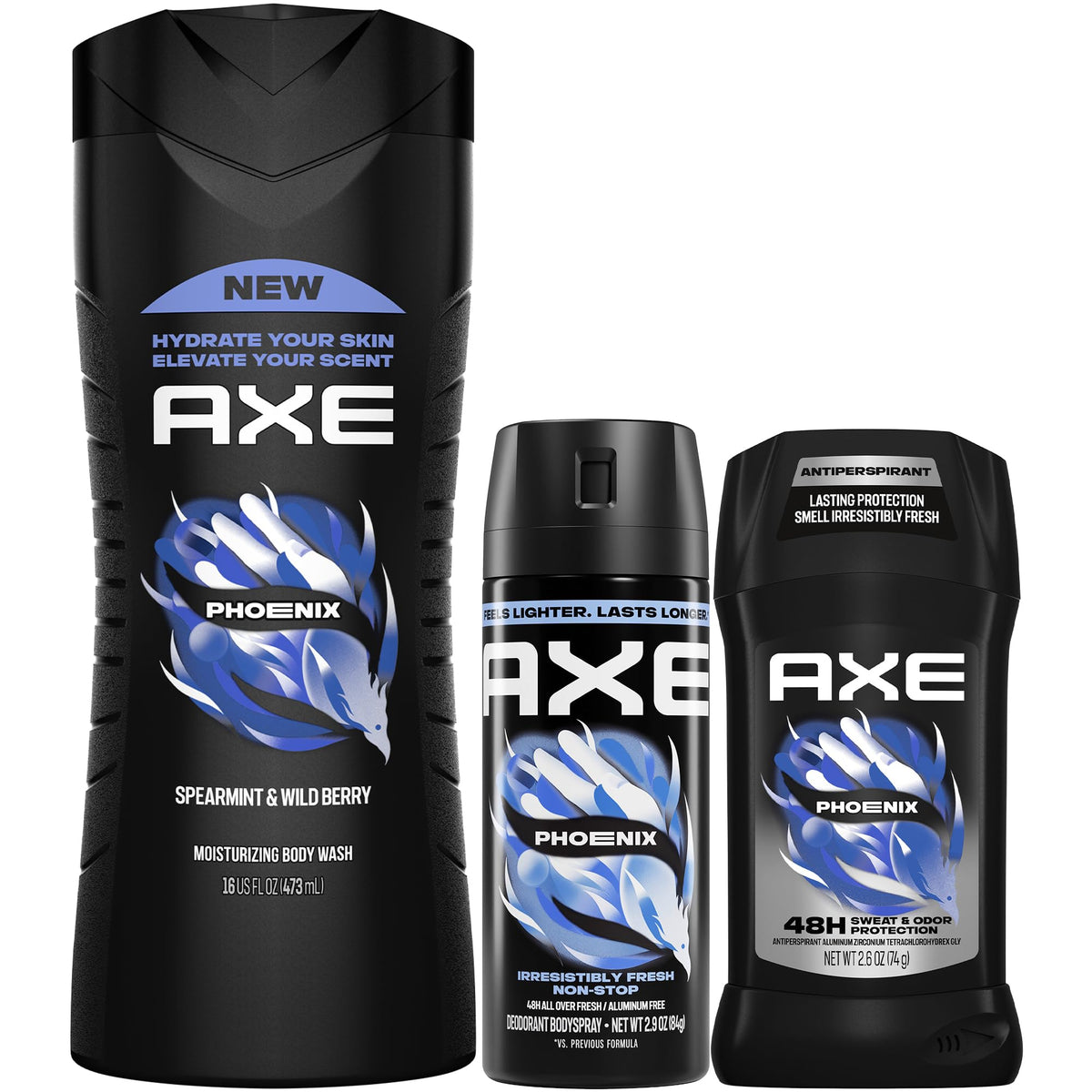 AXE Phoenix Men s Body Care Set Body Wash Antiperspirant - AXE Official Imagery - 2
