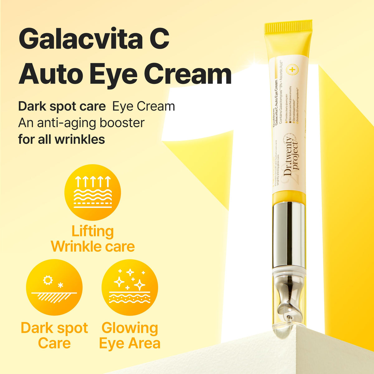 Galacvita C Eye Cream with Vibrating Device for Wrinkle and - Dr.twentyproject Official Imagery - 3
