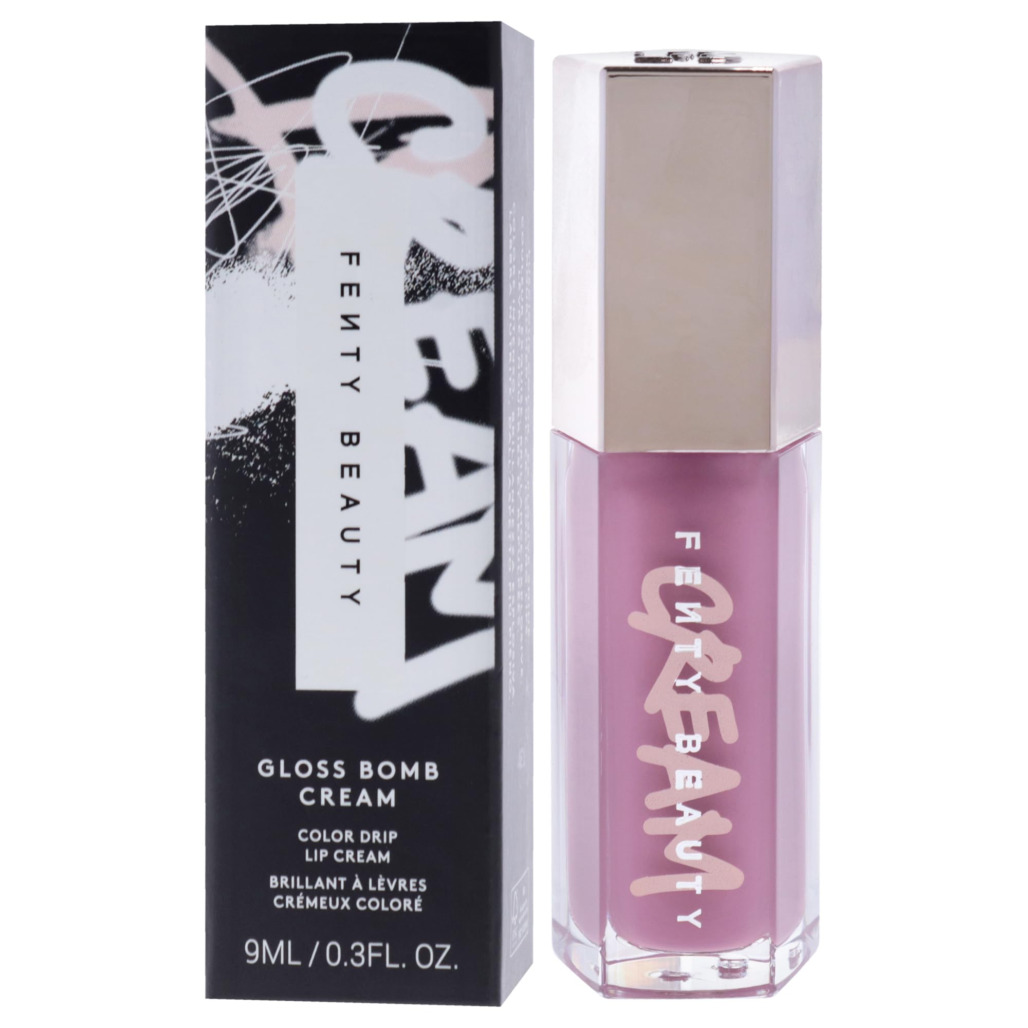Fenty Beauty Gloss Bomb Cream Color Drip Lip Cream - Mauve Wives for Women - 0.3 oz Lipstick