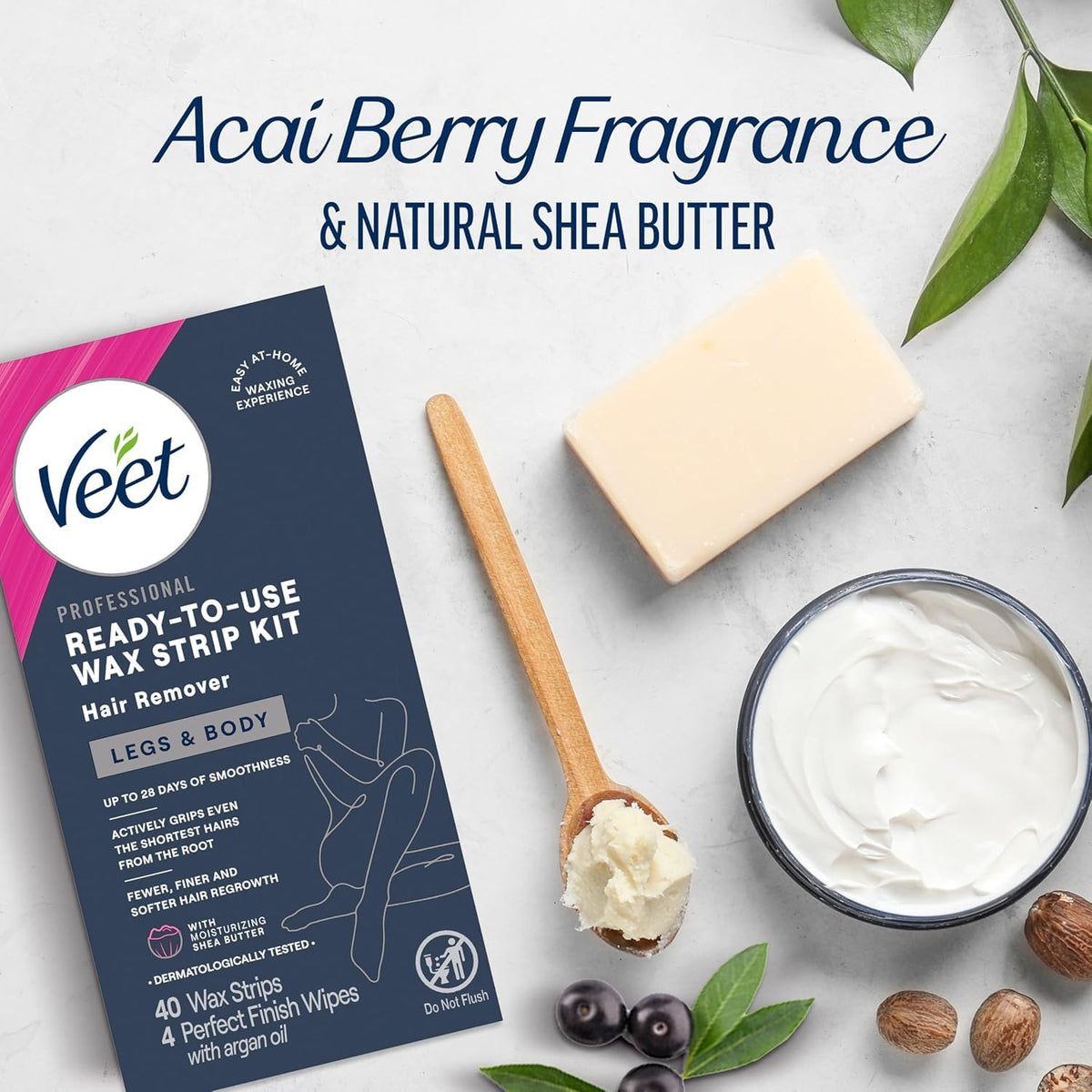 VEET Ready To Use Waxing Kit For Women Wax Strips For Body - Veet Official Imagery - 6