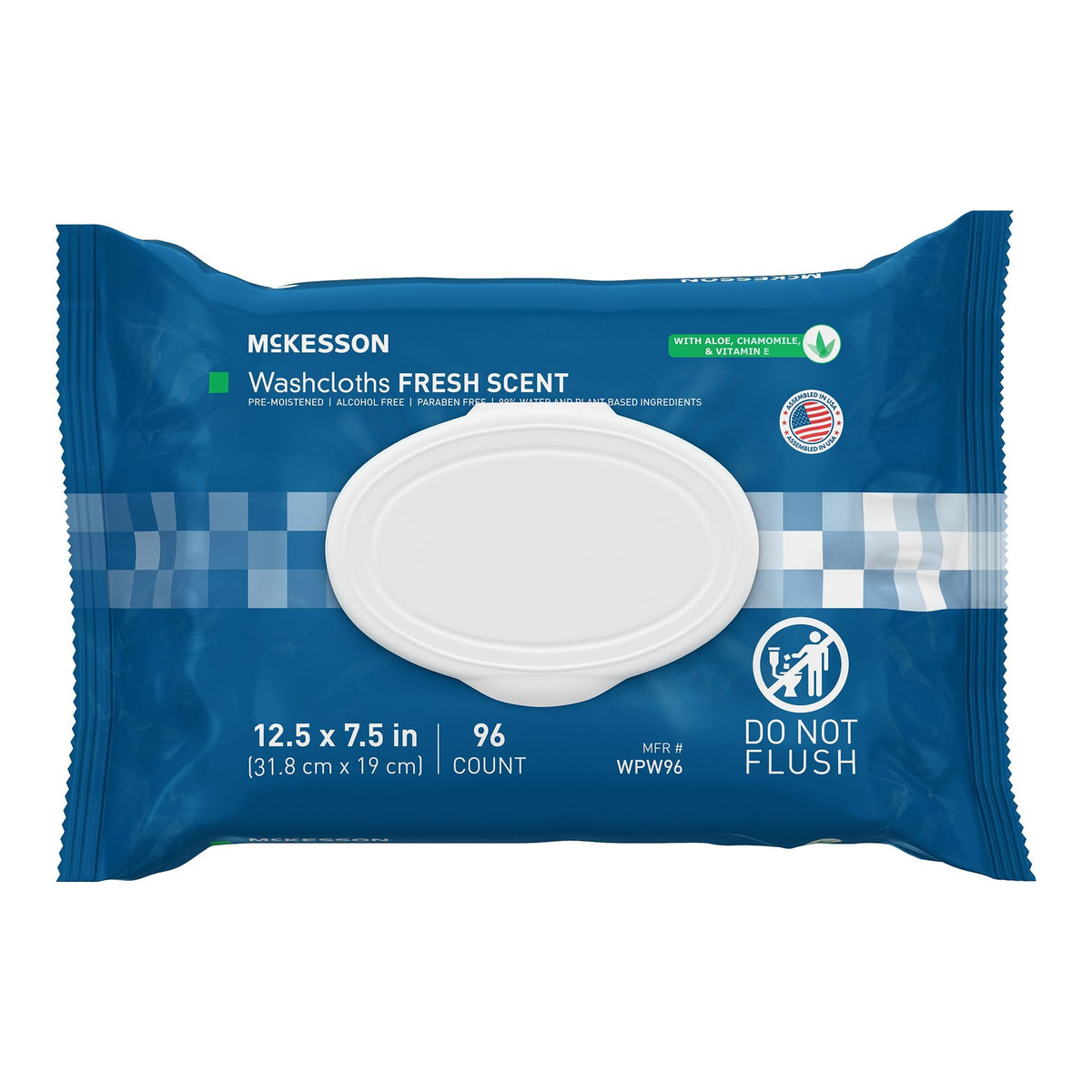 McKesson Washcloth Wipes for Adults Scented - McKesson Official Imagery - 8