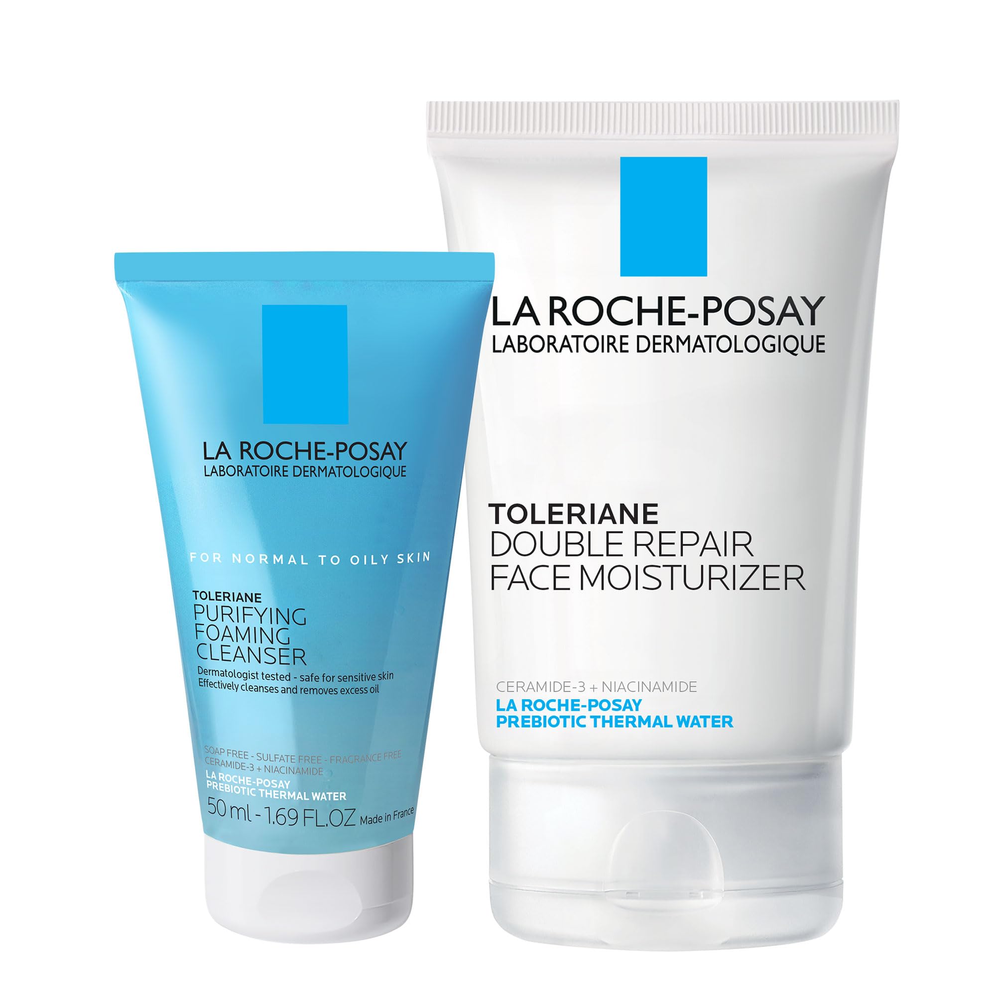 La Roche-Posay Toleriane Double Repair Gentle Skin Care Set for - La Roche-Posay