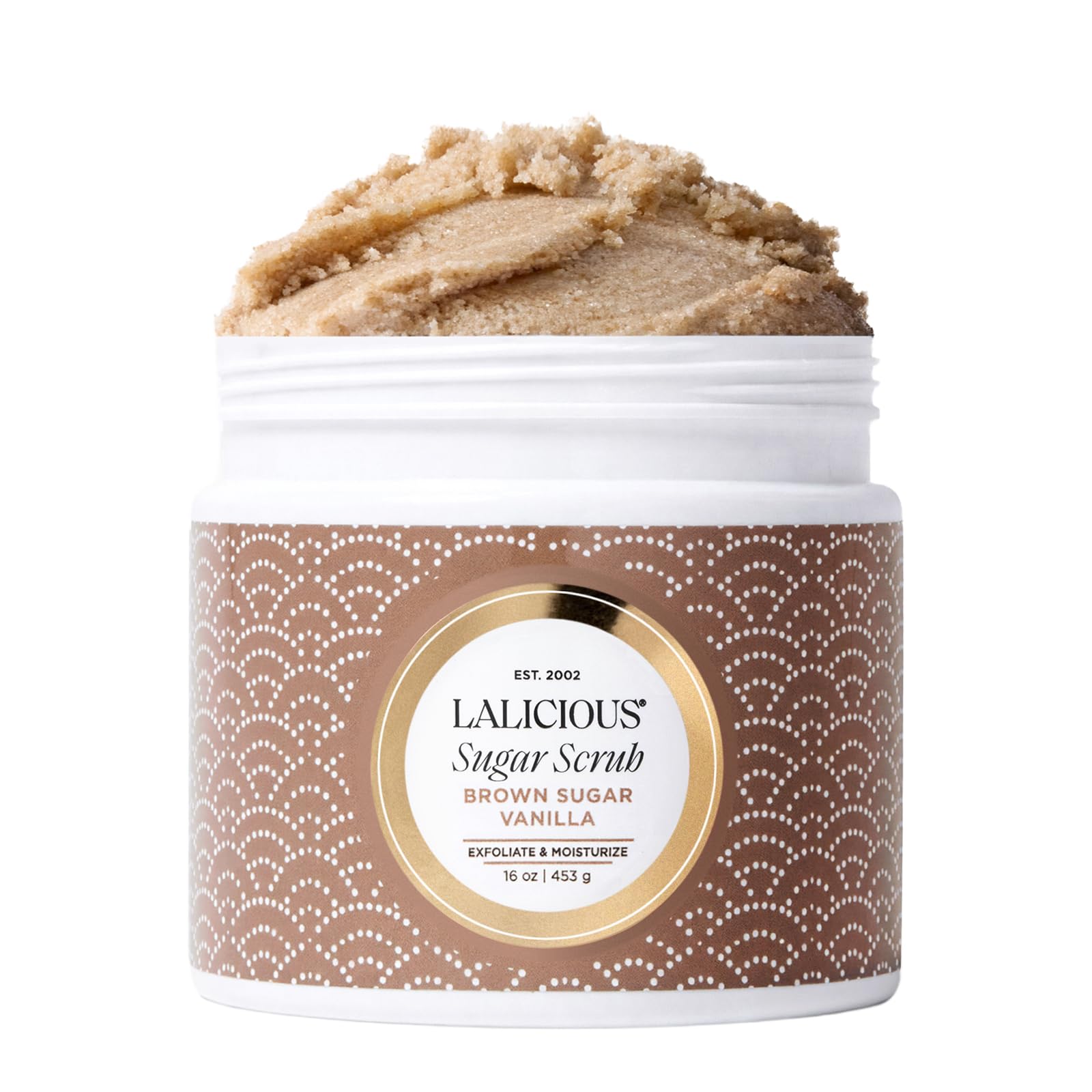 LALICIOUS Sugar Coconut Exfoliating & Moisturizing Body Scrub - Sugar & Coconut - LALICIOUS Official Product View 8