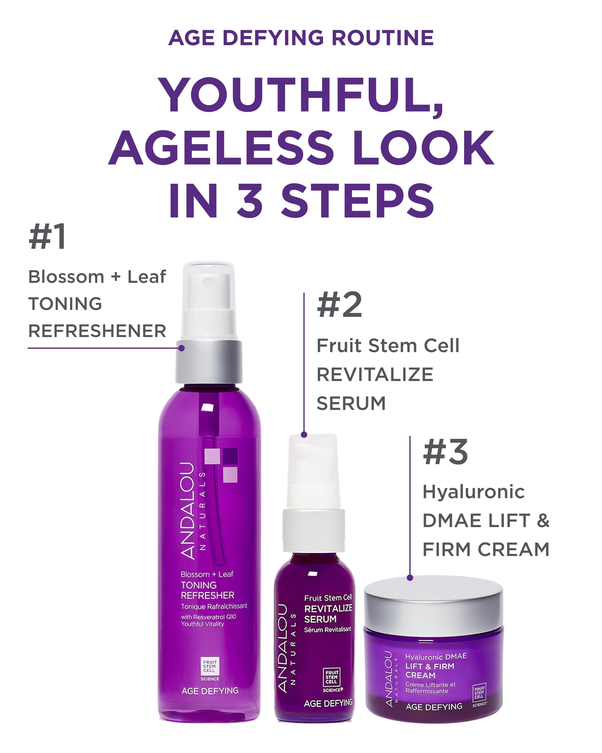 Andalou Naturals Age Defying Fruit Stem Cell Revitalize Serum - Andalou Naturals Official Product View 4
