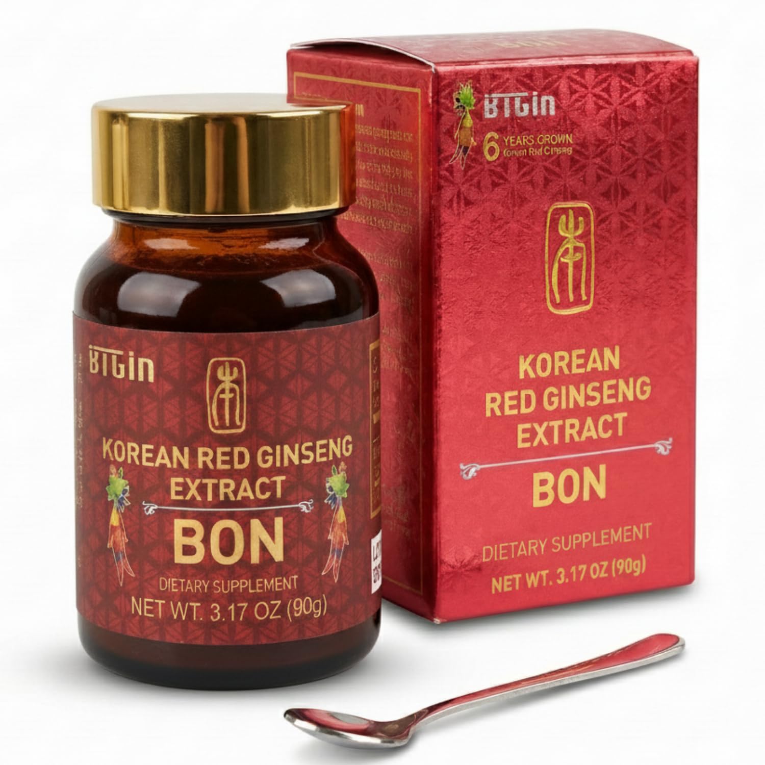 BTGIN Bon Korean Red Panax Ginseng Extract - 100% Pure Concentrat - BTGIN Official Product View 1
