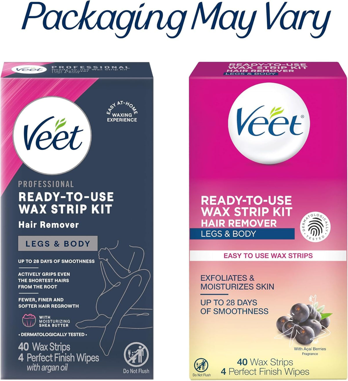 VEET Ready To Use Waxing Kit For Women Wax Strips For Body - Veet Official Imagery - 3