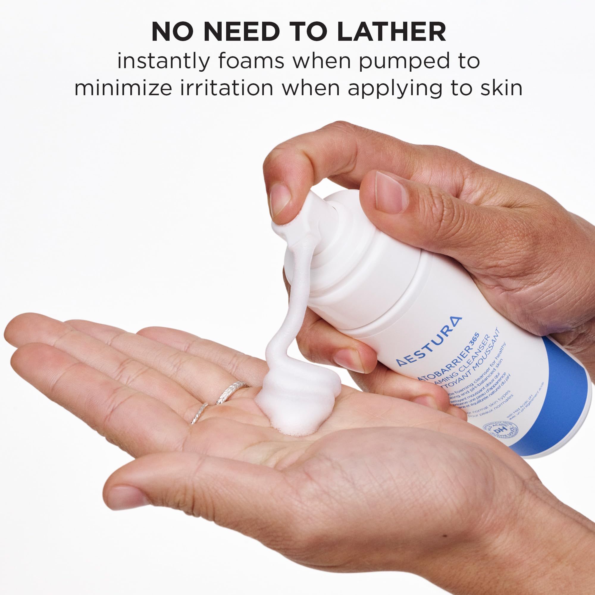 AESTURA ATOBARRIER365 Gentle pH - Balanced Foaming Cleanser with Ceramid - AESTURA Official Product View 6
