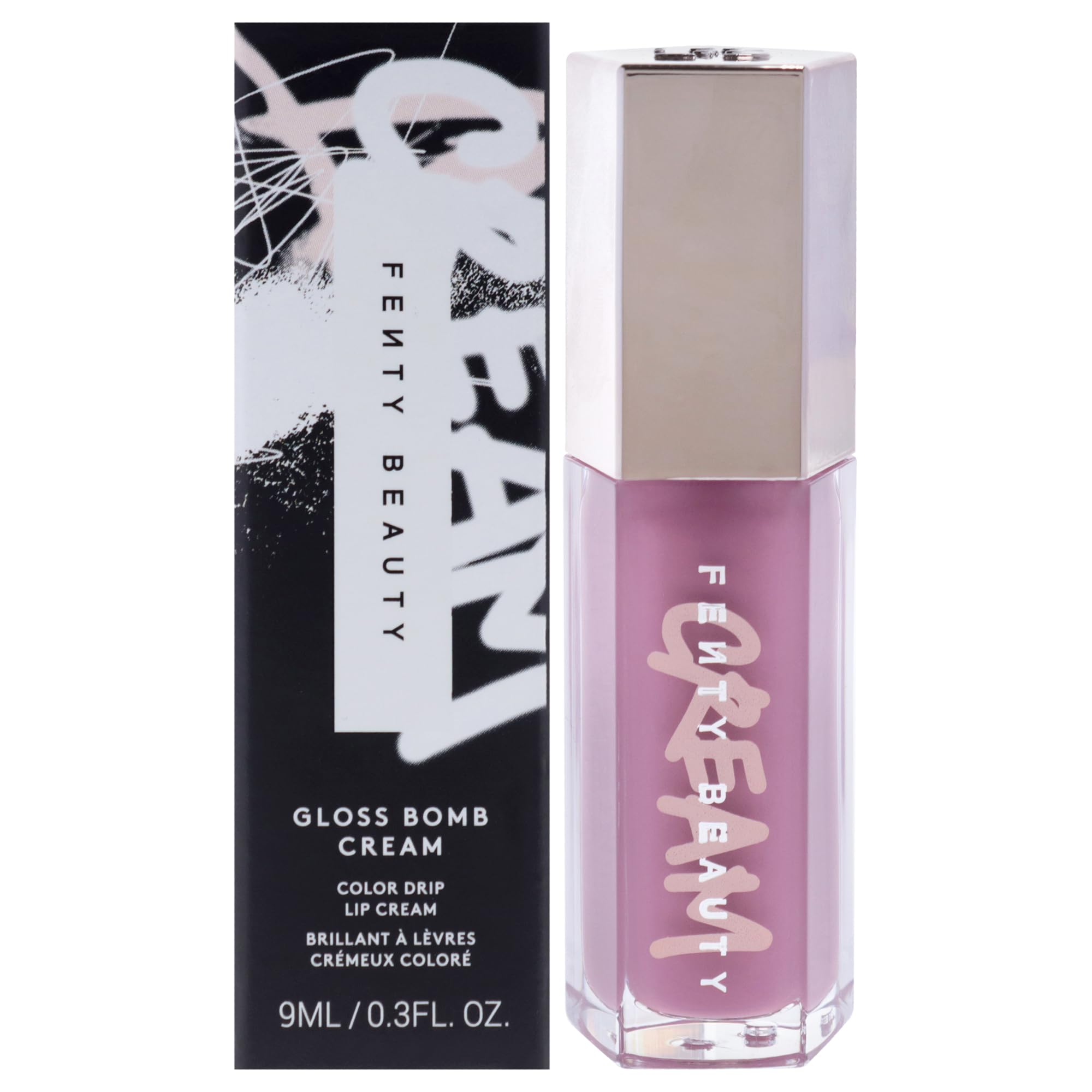Fenty Beauty Gloss Bomb Cream Color Drip Lip Cream - Mauve Wives for Women - 0.3 oz Lipstick