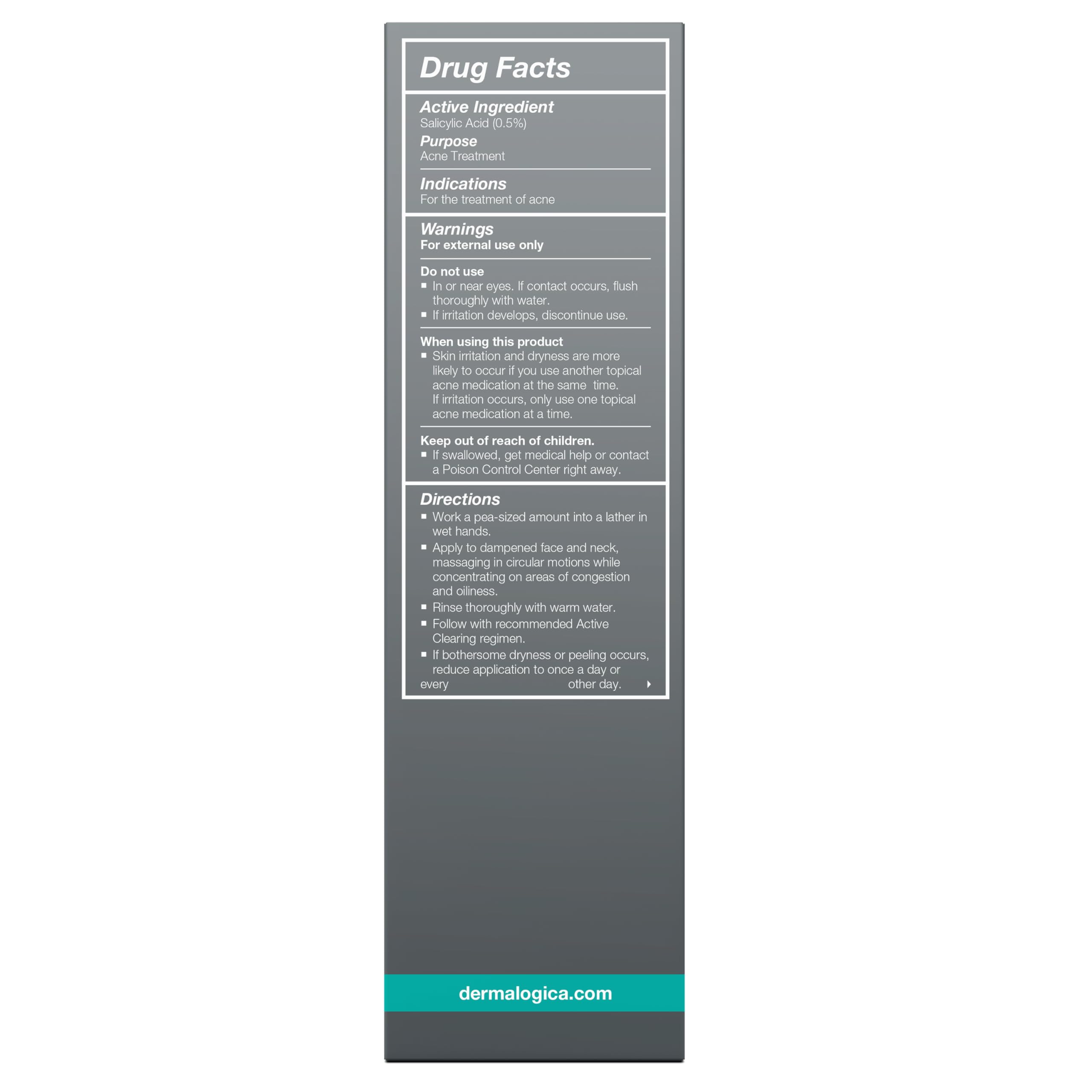 Dermalogica Clearing Skin Wash Salicylic Acid Acne Face Wash - Premium Selection Official Imagery - 4