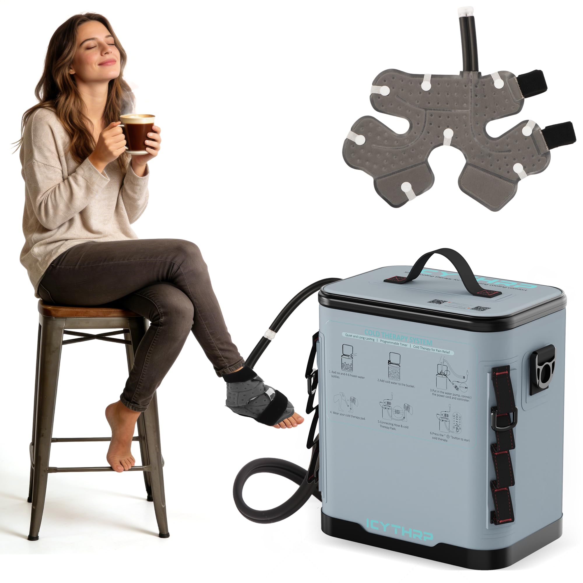 ICYTHRP Ankle Ice Machine – Programmable Cold Therapy
