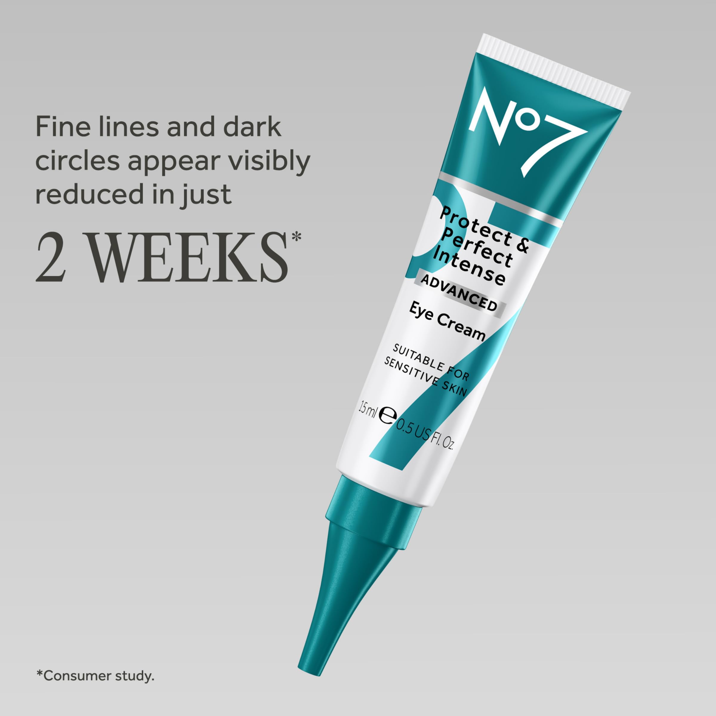 No7 Protect & Perfect Intense Advanced Under Eye Cream, 0.5 Fl Oz - No7 Official Product View 3