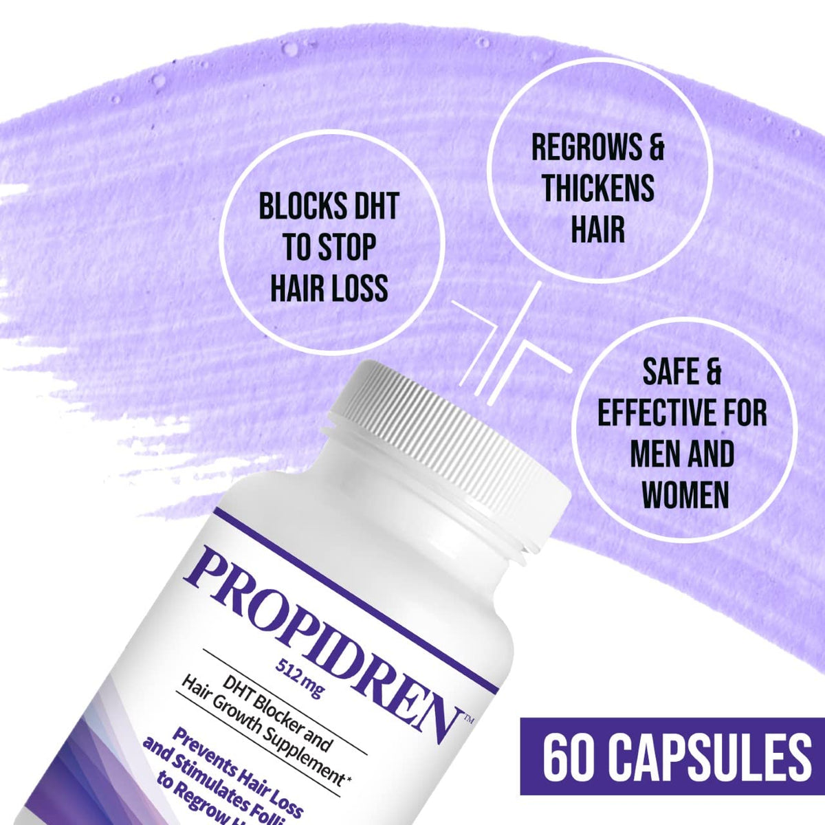 Propidren DHT Blocker Hair Growth Pills To Stop Hair Loss - Pronexa Official Imagery - 7