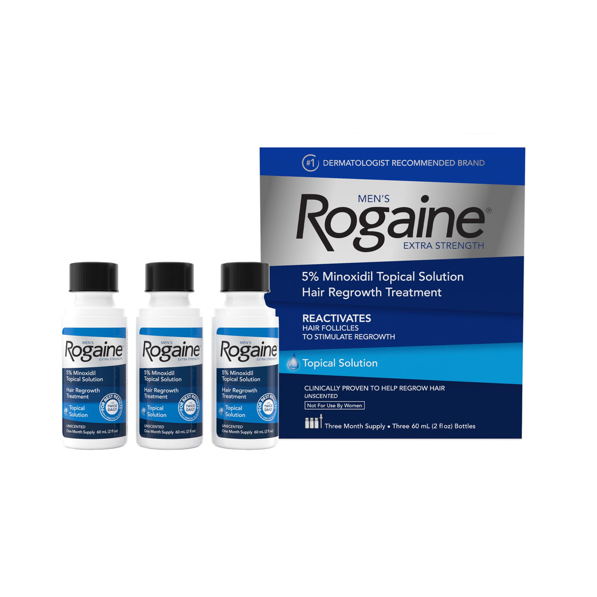 Men s Rogaine Extra Strength 5 Minoxidil Topical Solution 3 - Rogaine Official Imagery - 2