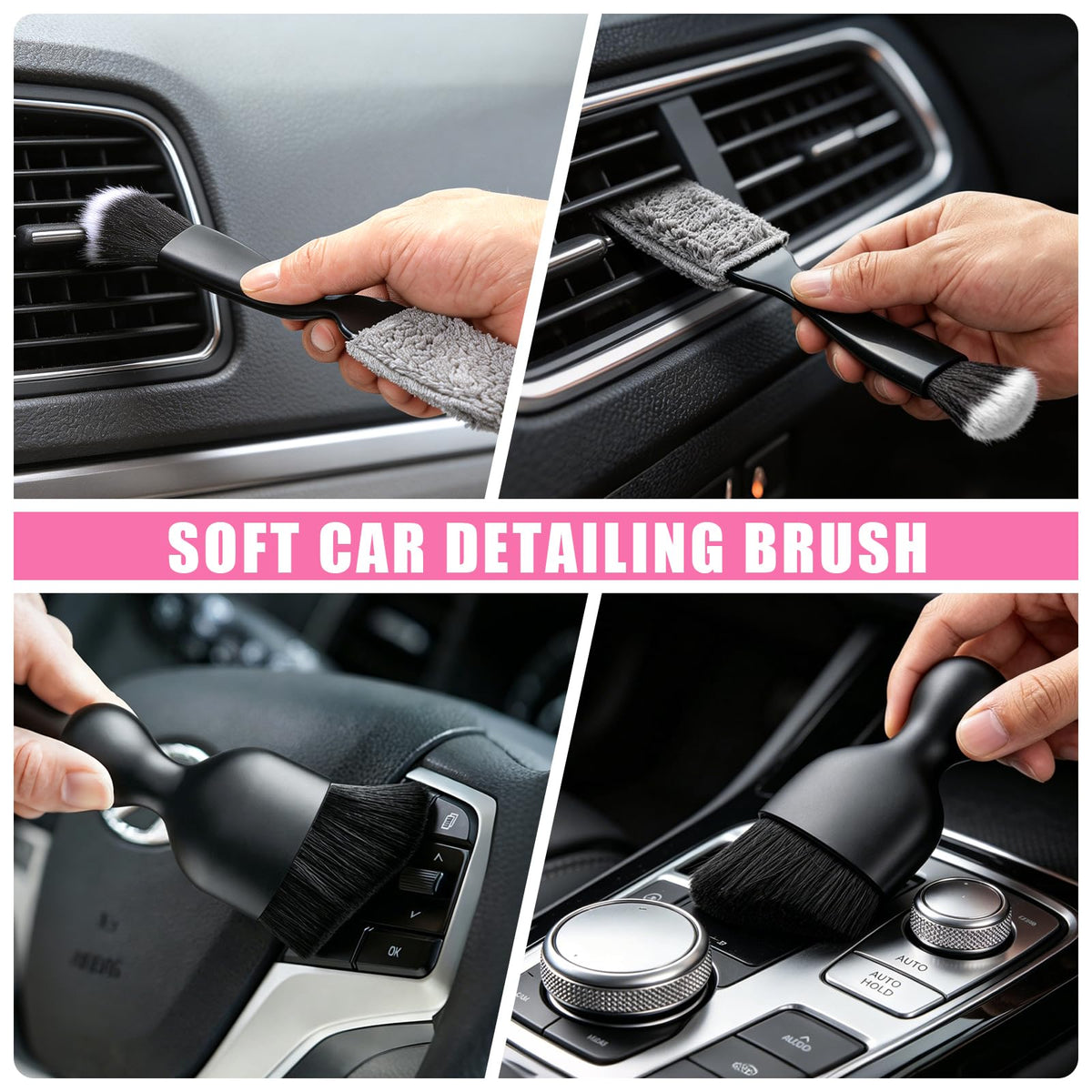 21PCS Car Detailing Kit Interior Cleaner - YJUSMAK Official Imagery - 7